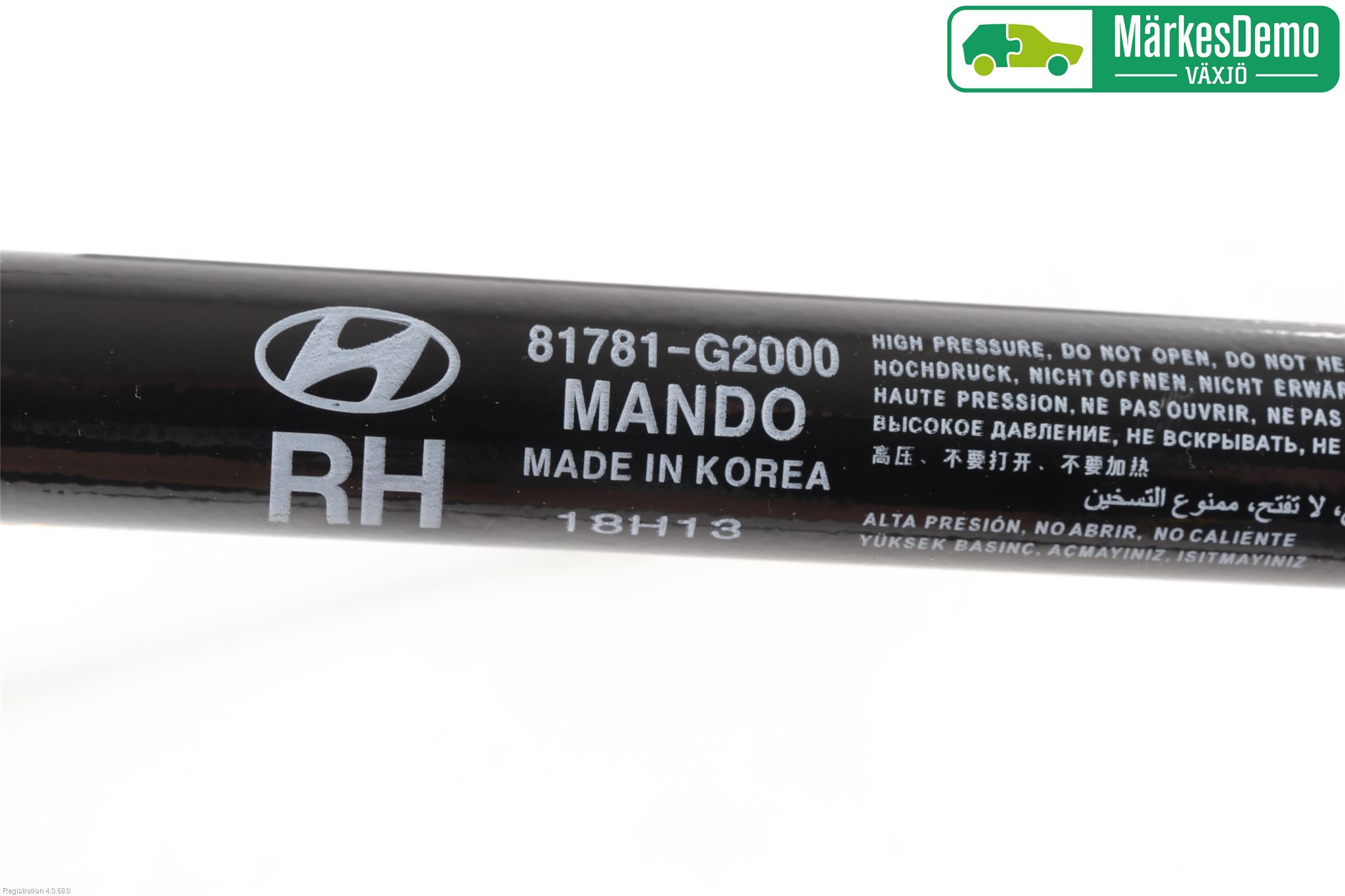 Hyundai IONIQ AE 17-22 Bakluke Demper-Gassfjær