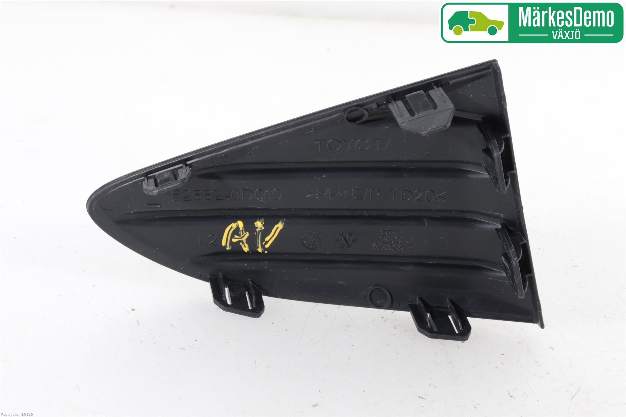 Toyota YARIS XP130 15-20 Støtfanger Bak Hjørne Venstre