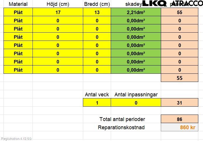 Toyota AURIS 13-19 Dør 4D Bak Høyre