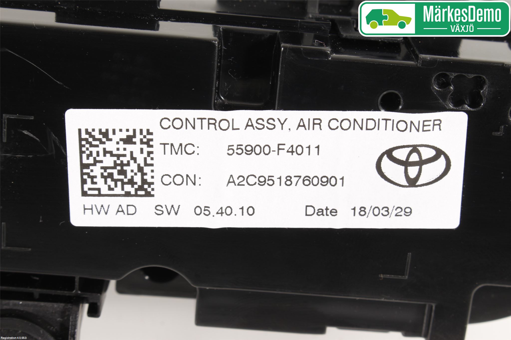 Toyota C-HR 16-23 Varme Ac Betjening-Display