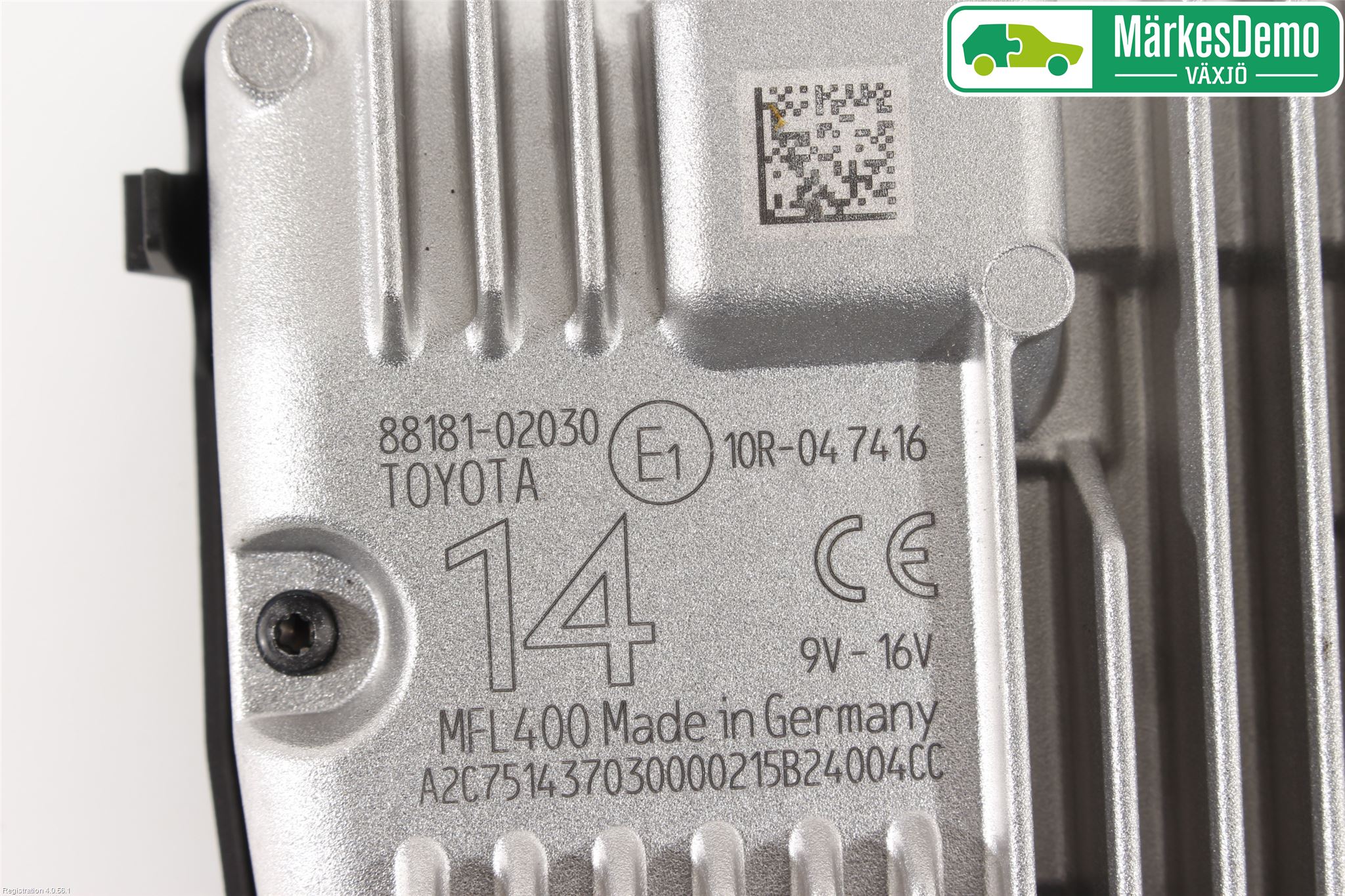 Toyota AURIS 13-19 Sensor Kollisjonsbeskyttelse