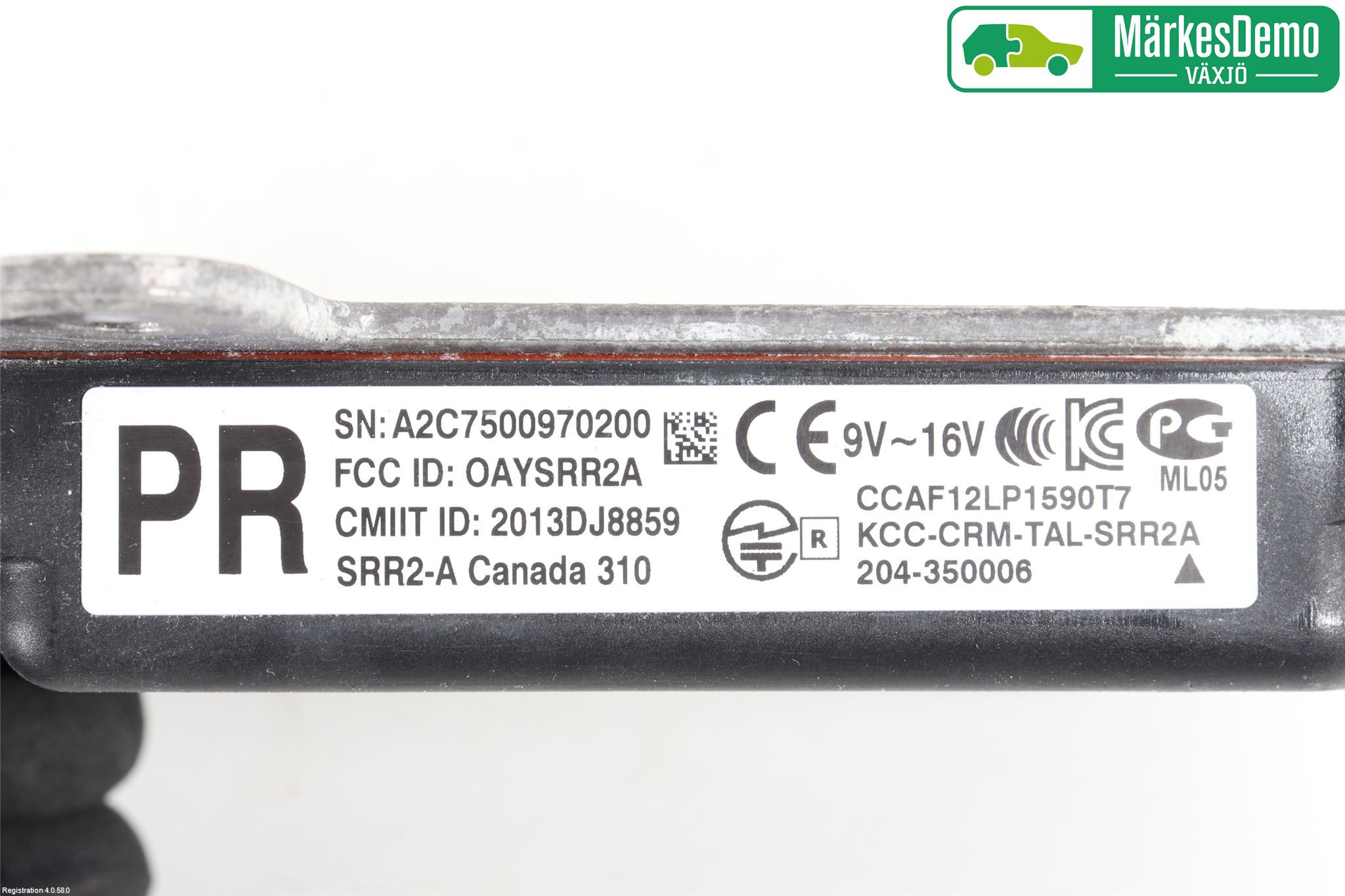 Toyota PRIUS (ZVW50) 16-21 Sensor Kollisjonsbeskyttelse