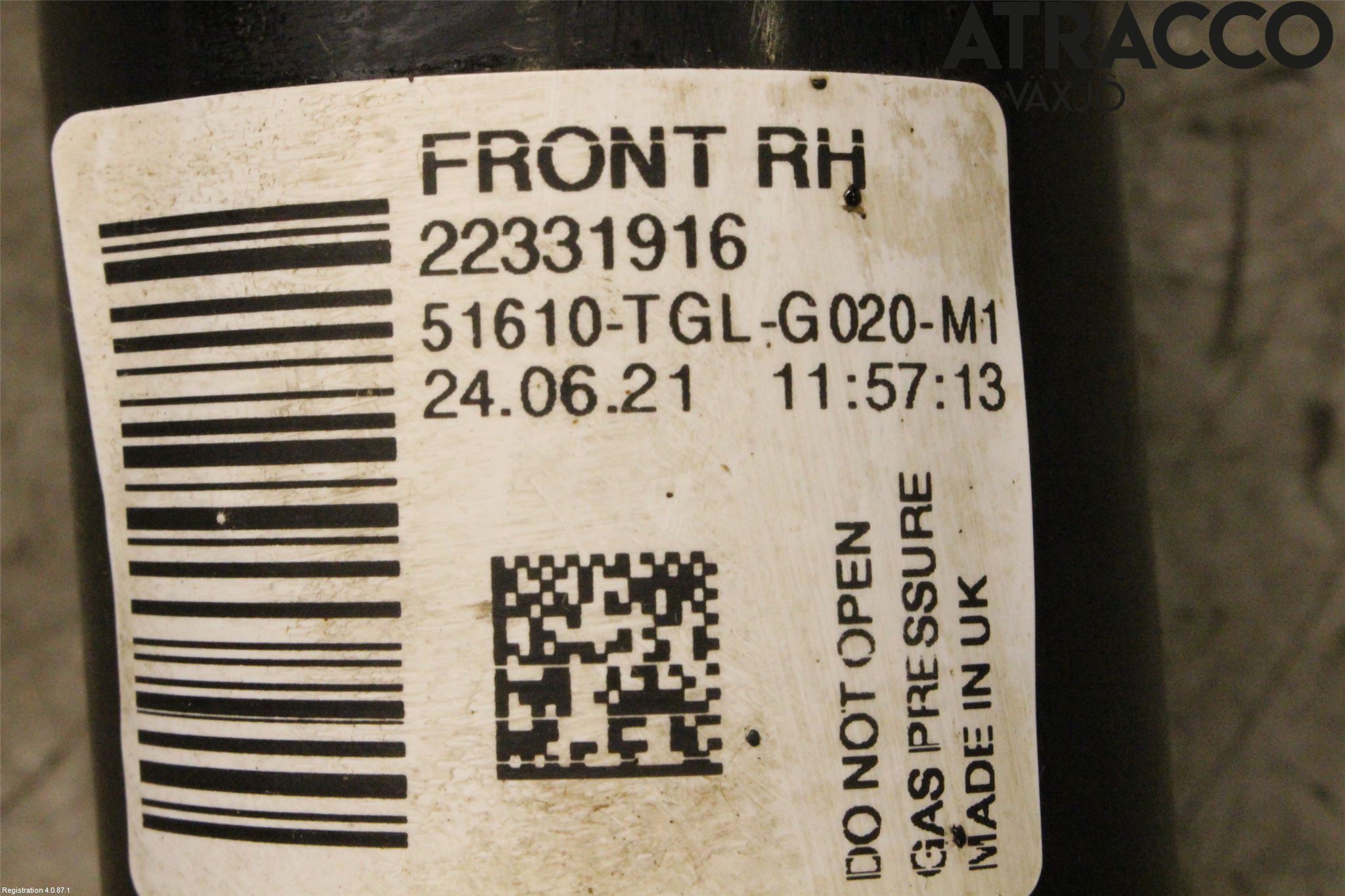 Honda CIVIC 17-22 Fjærbein Foran Høyre