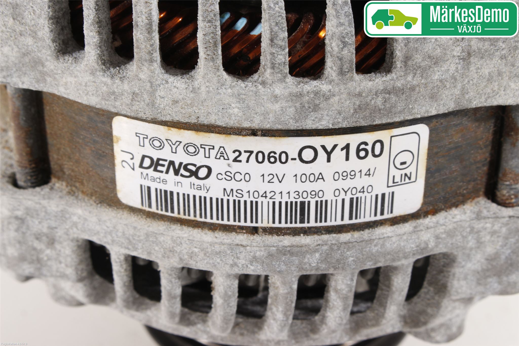 Toyota YARIS XP130 12-14 Dynamo