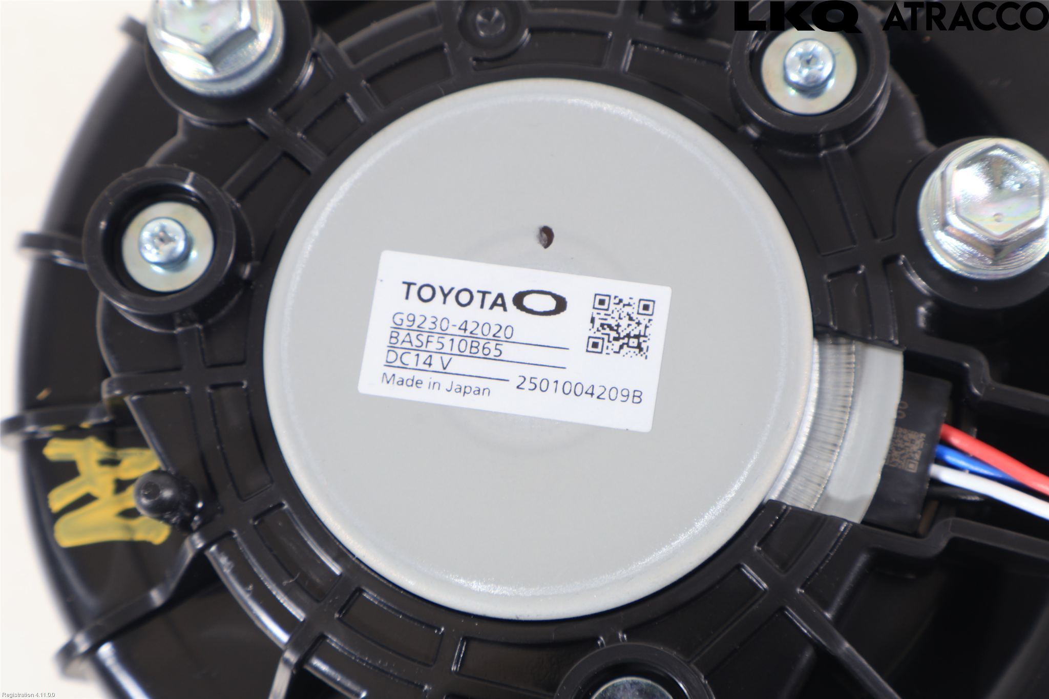 Lexus NX 340h/450h+ 21- Varmeapparat Viftemotor