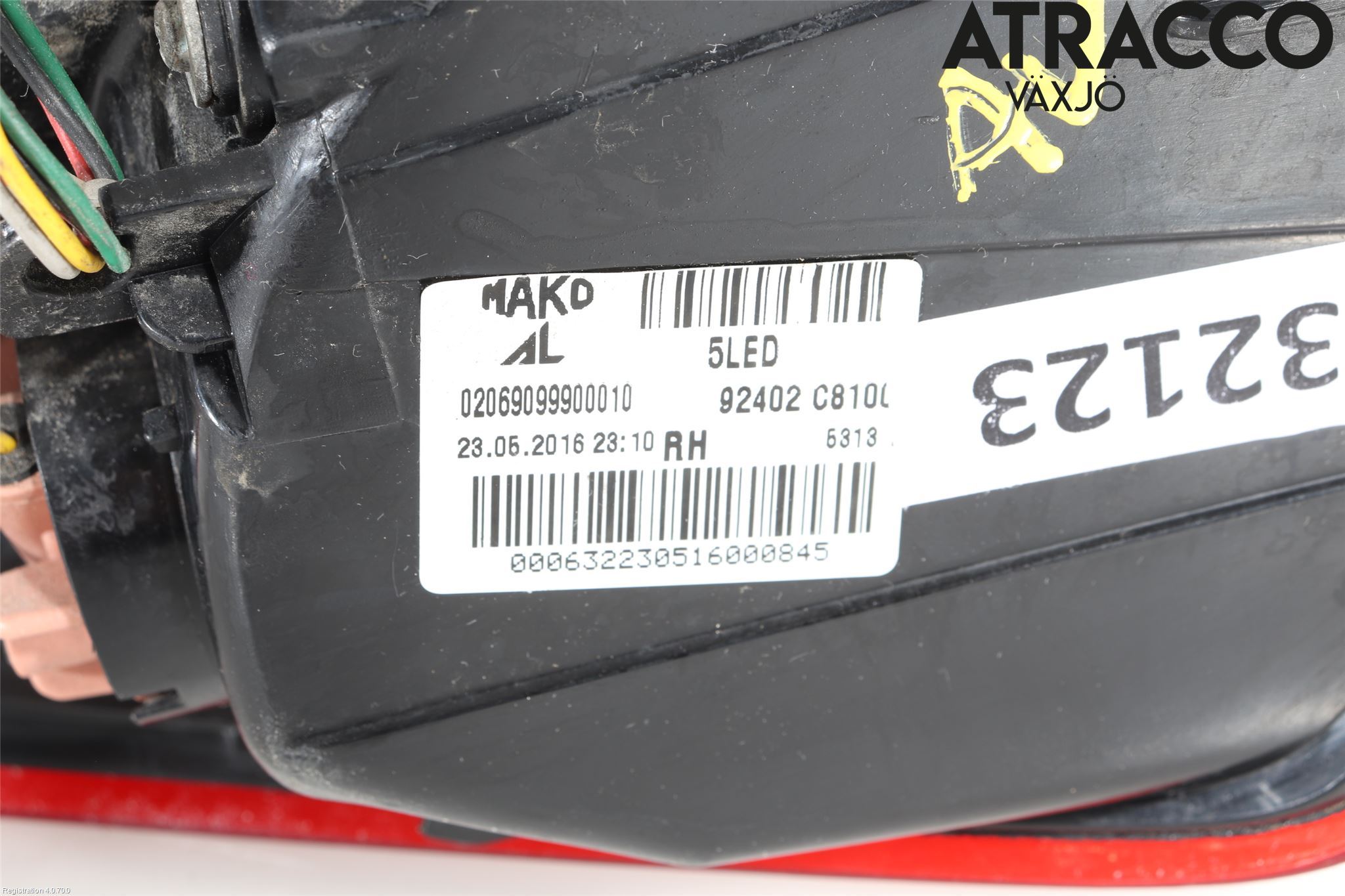 Hyundai i20 GB 15-20 Baklykt Høyre