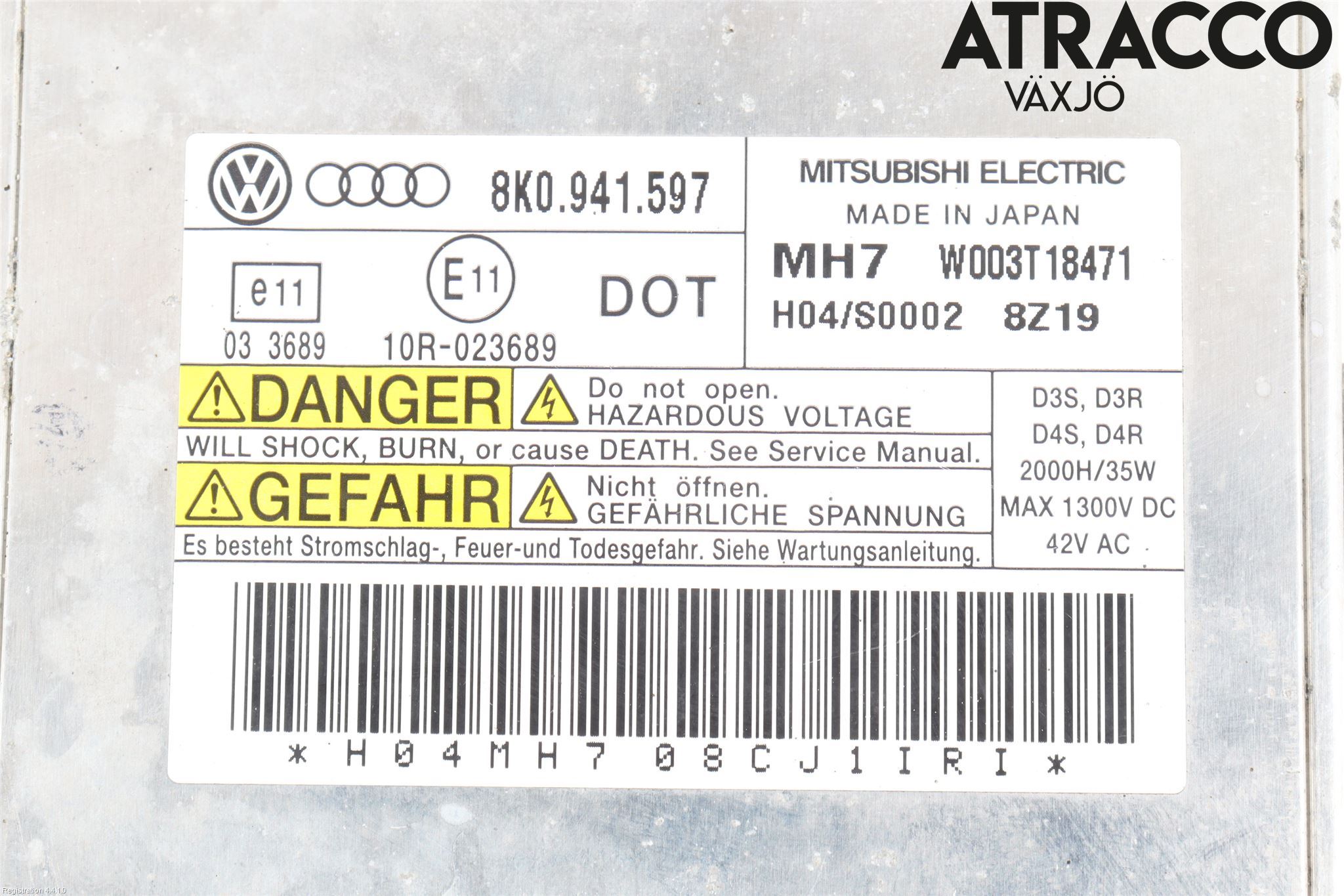 Audi A4 ALLROAD 09-16 Styreenhet Xenon