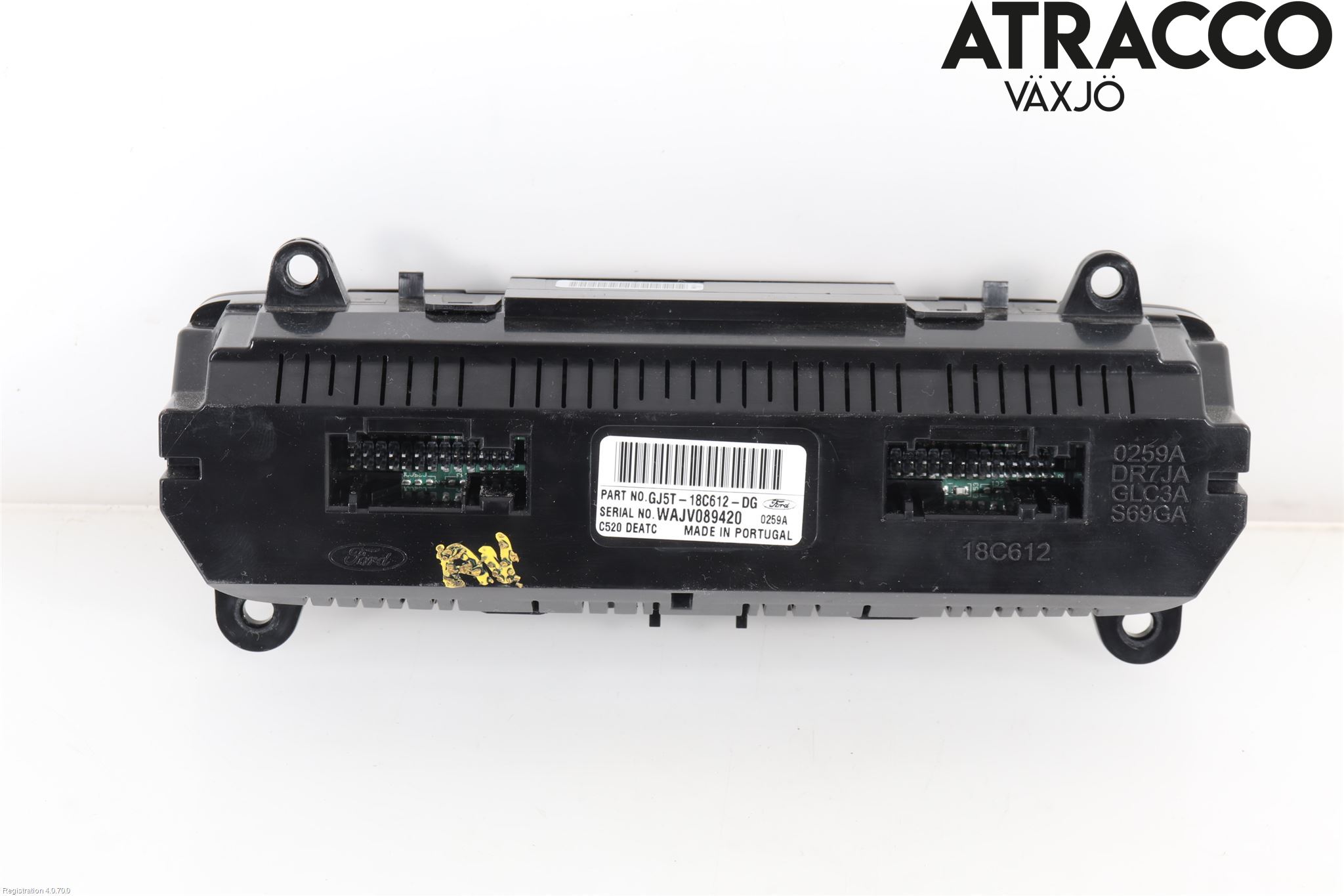 Ford KUGA 17-19 Varme Ac Betjening-Display