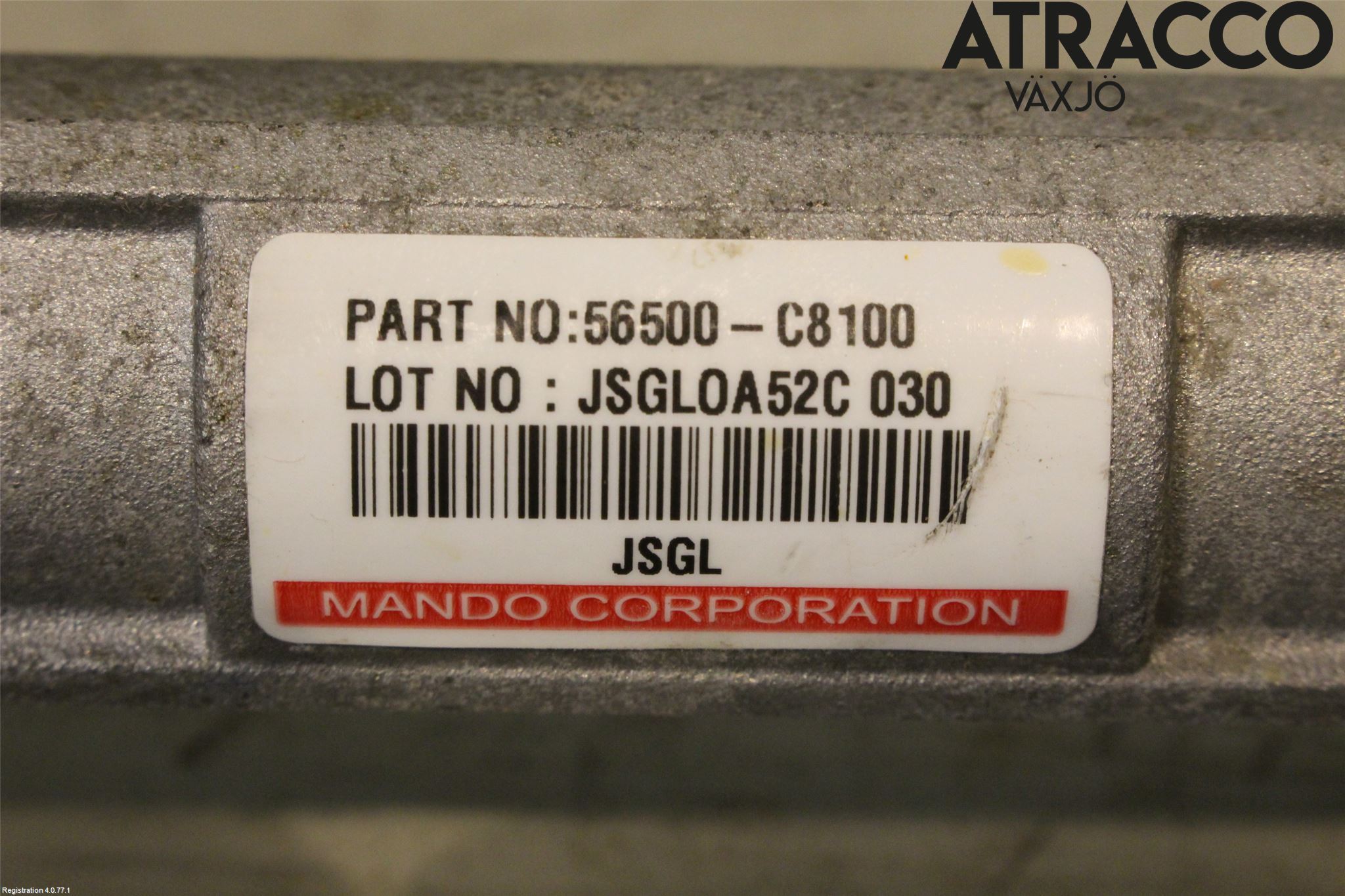 Hyundai i20 GB 15-20 Servo Snekke - Tannstang