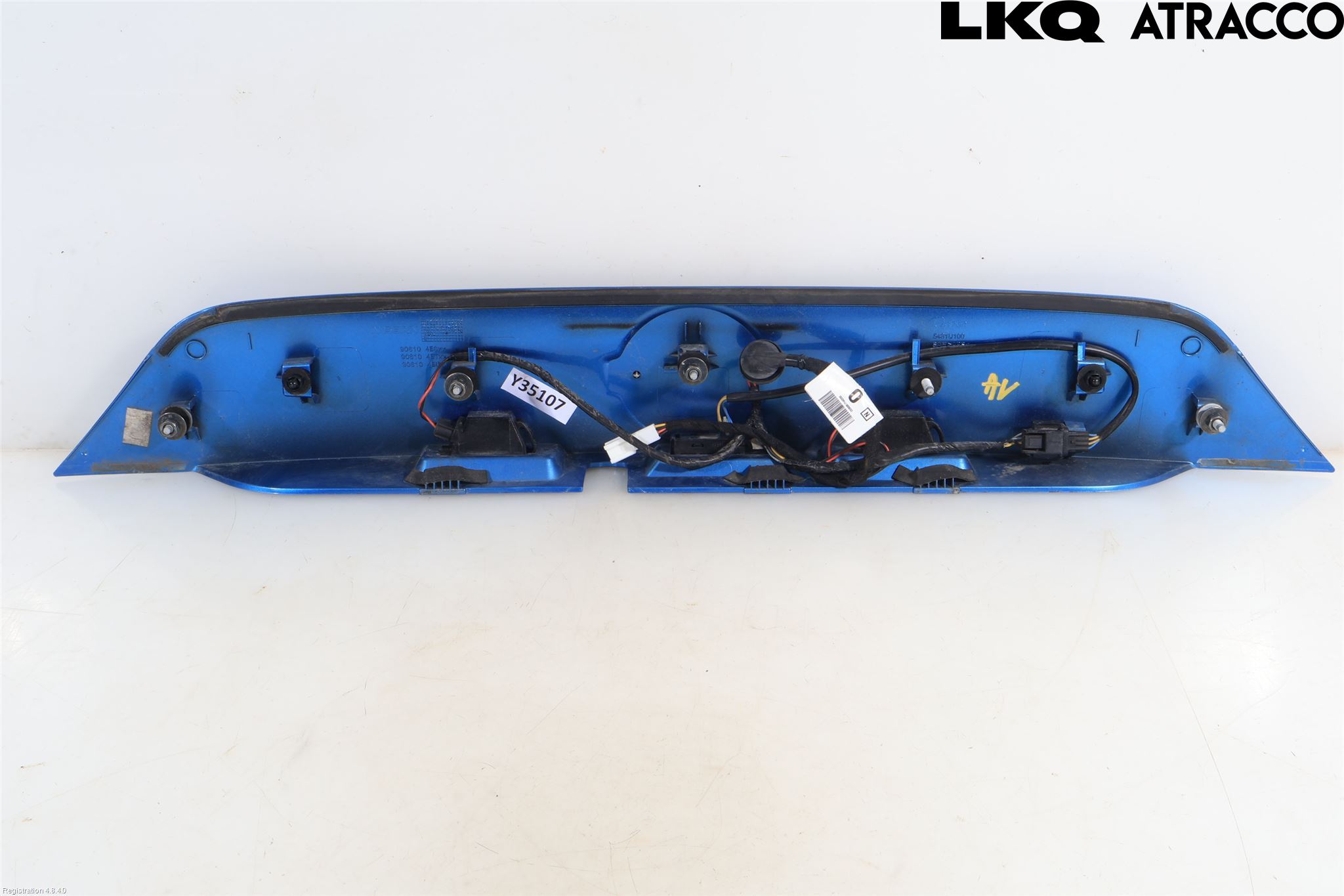 Nissan QASHQAI 17-21 Refleksplate - Skiltplate