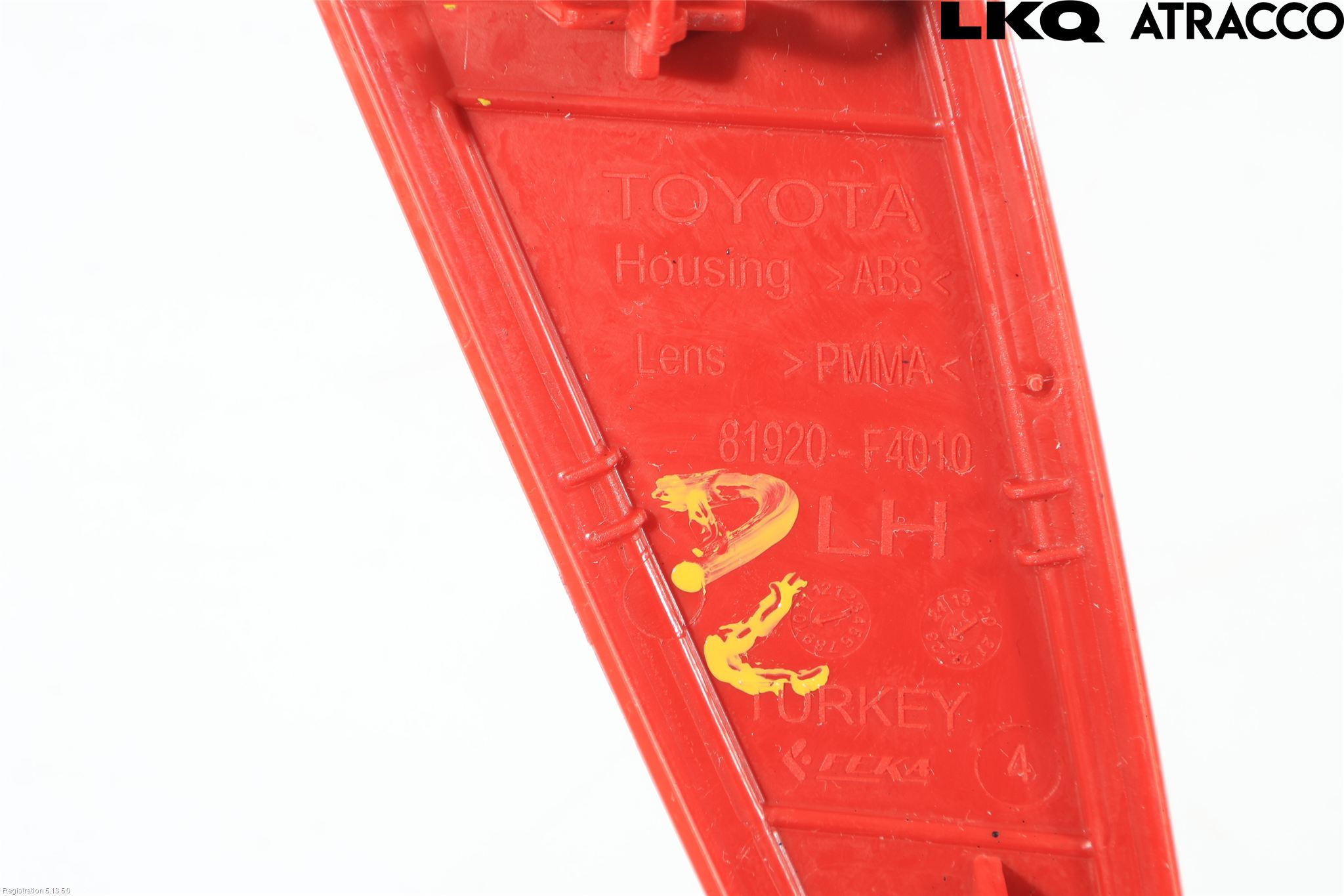 Toyota YARIS XP21 20- Refleks Bak