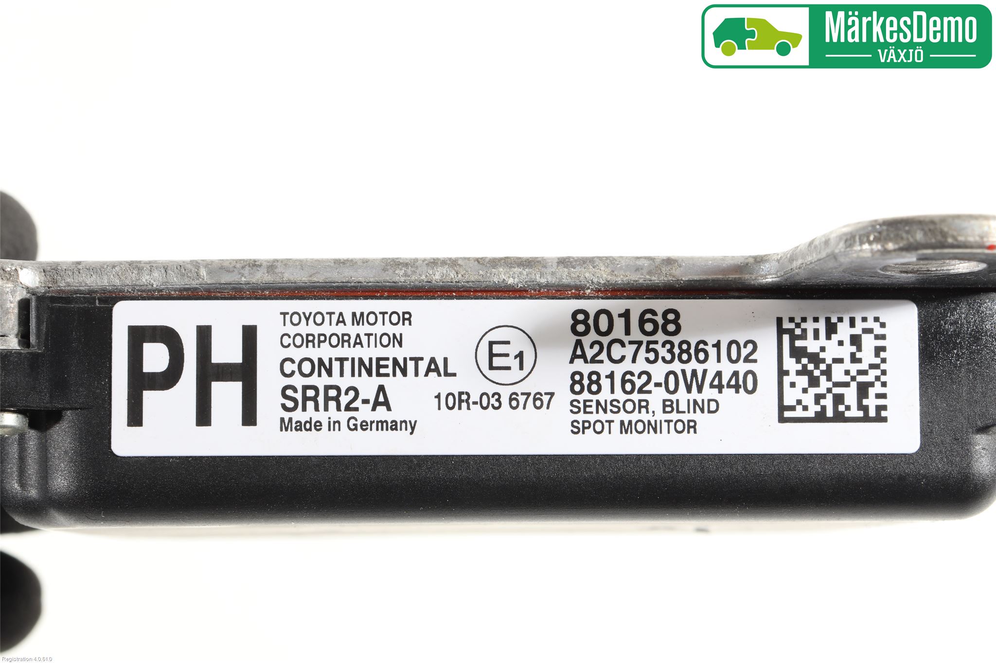 Toyota PRIUS (ZVW50) 16-21 Sensor Kollisjonsbeskyttelse