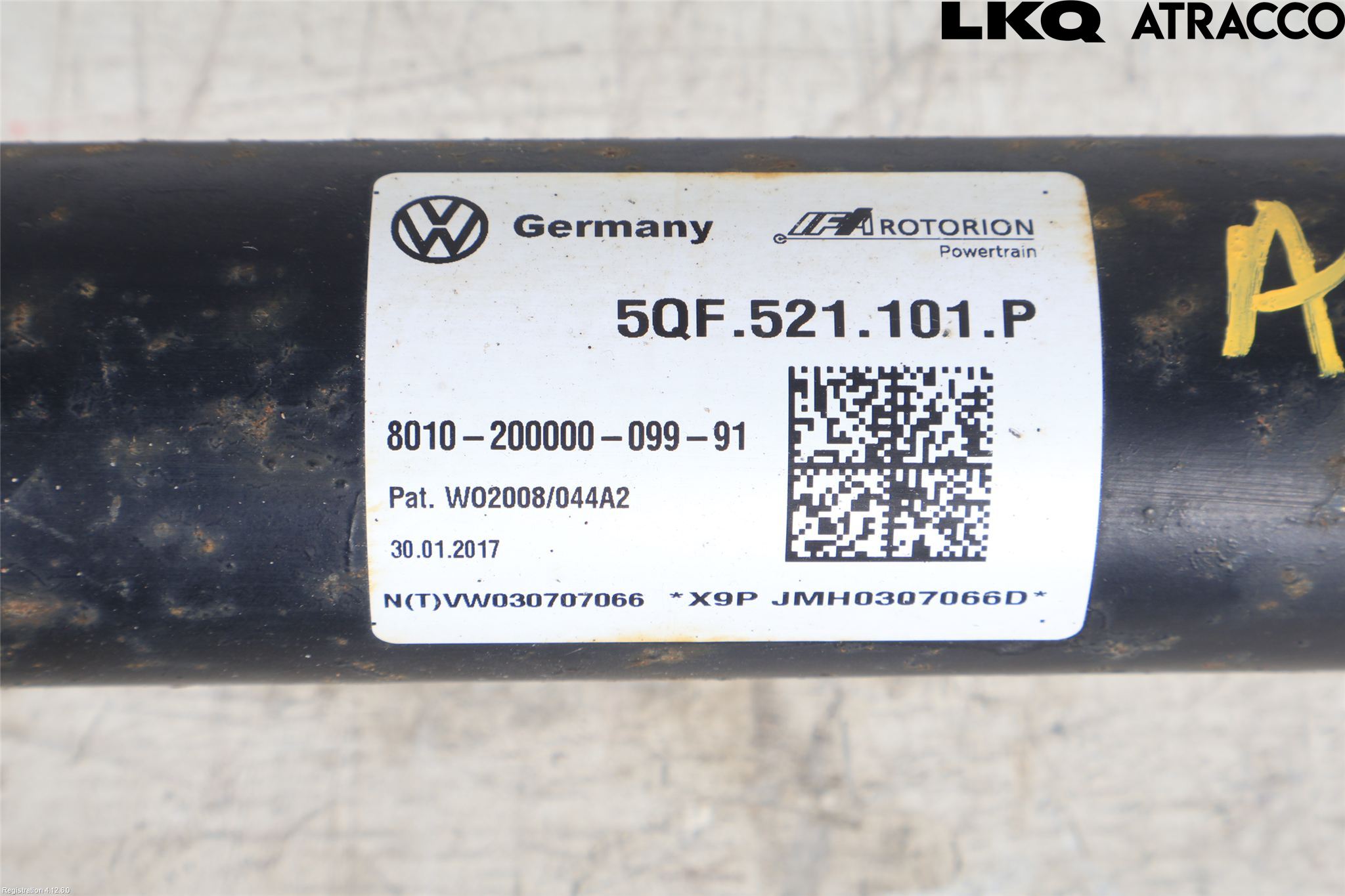 Volkswagen VW TIGUAN 16-24 Mellomaksel Kompl