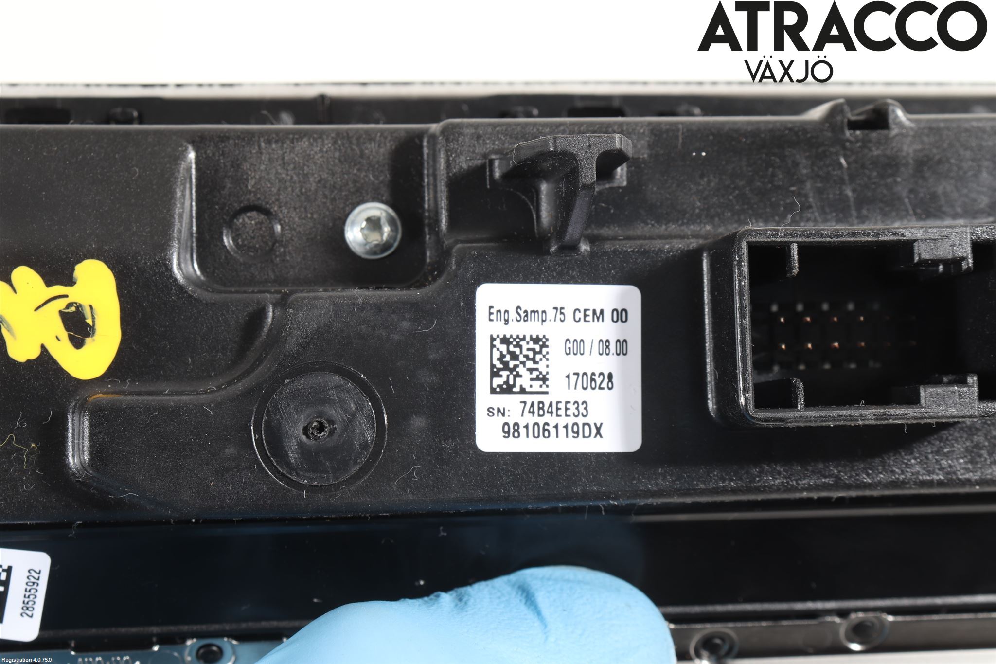 Peugeot 5008 17-24 Varme Ac Betjening-Display