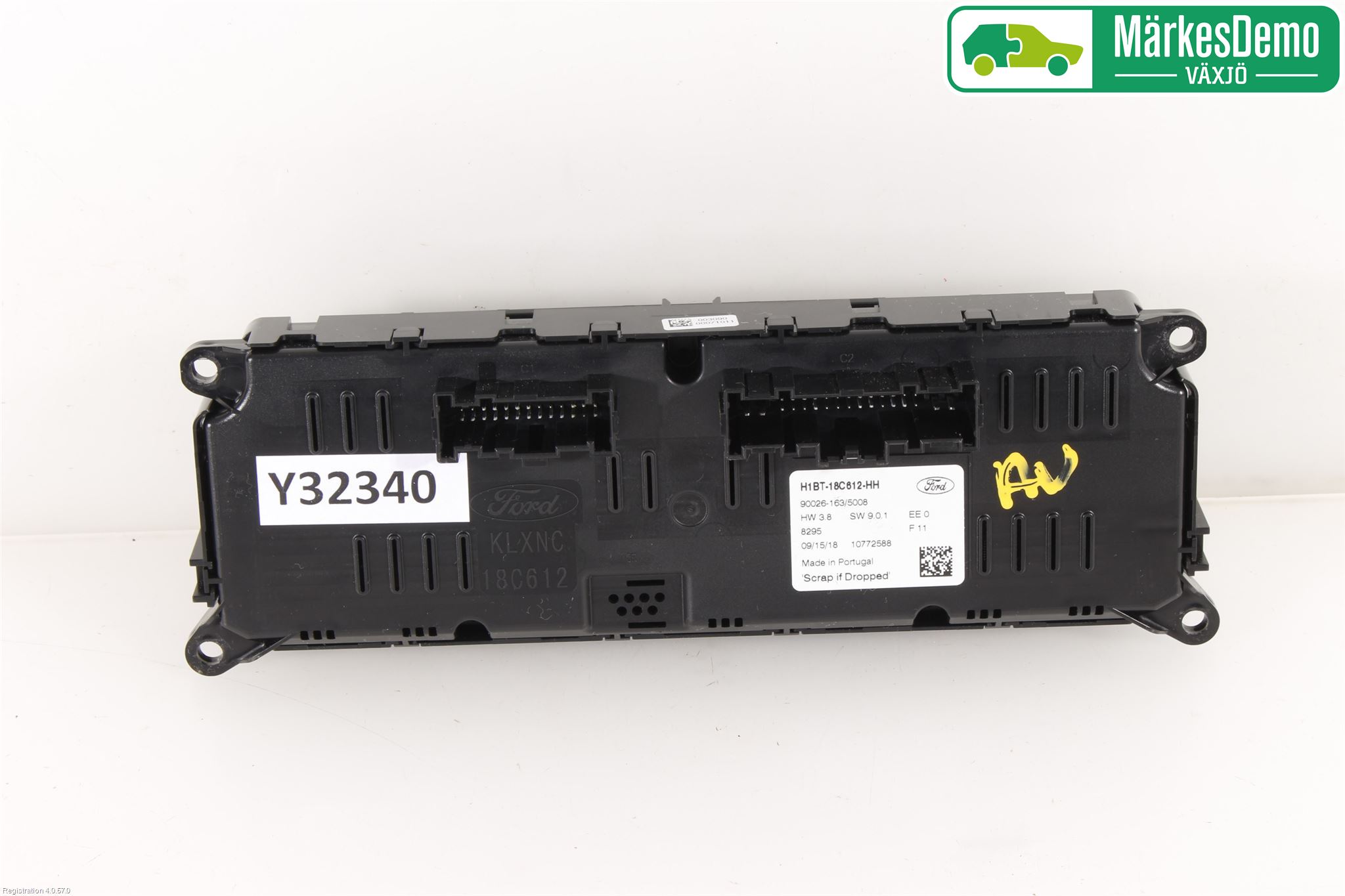 Ford FIESTA (VII) 18-23 Varme Ac Betjening-Display