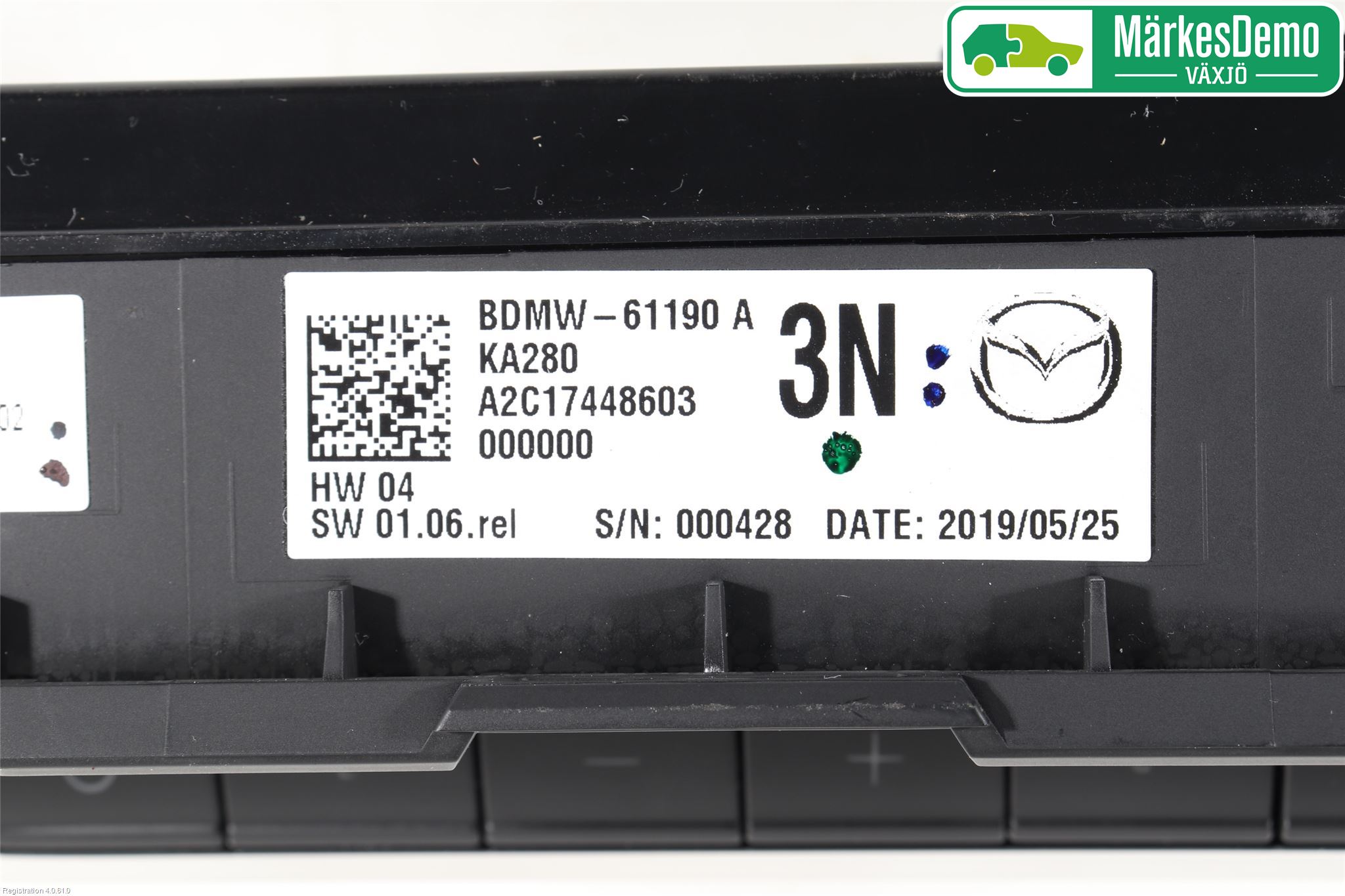 Mazda 3 IV 19- Varme Ac Betjening-Display