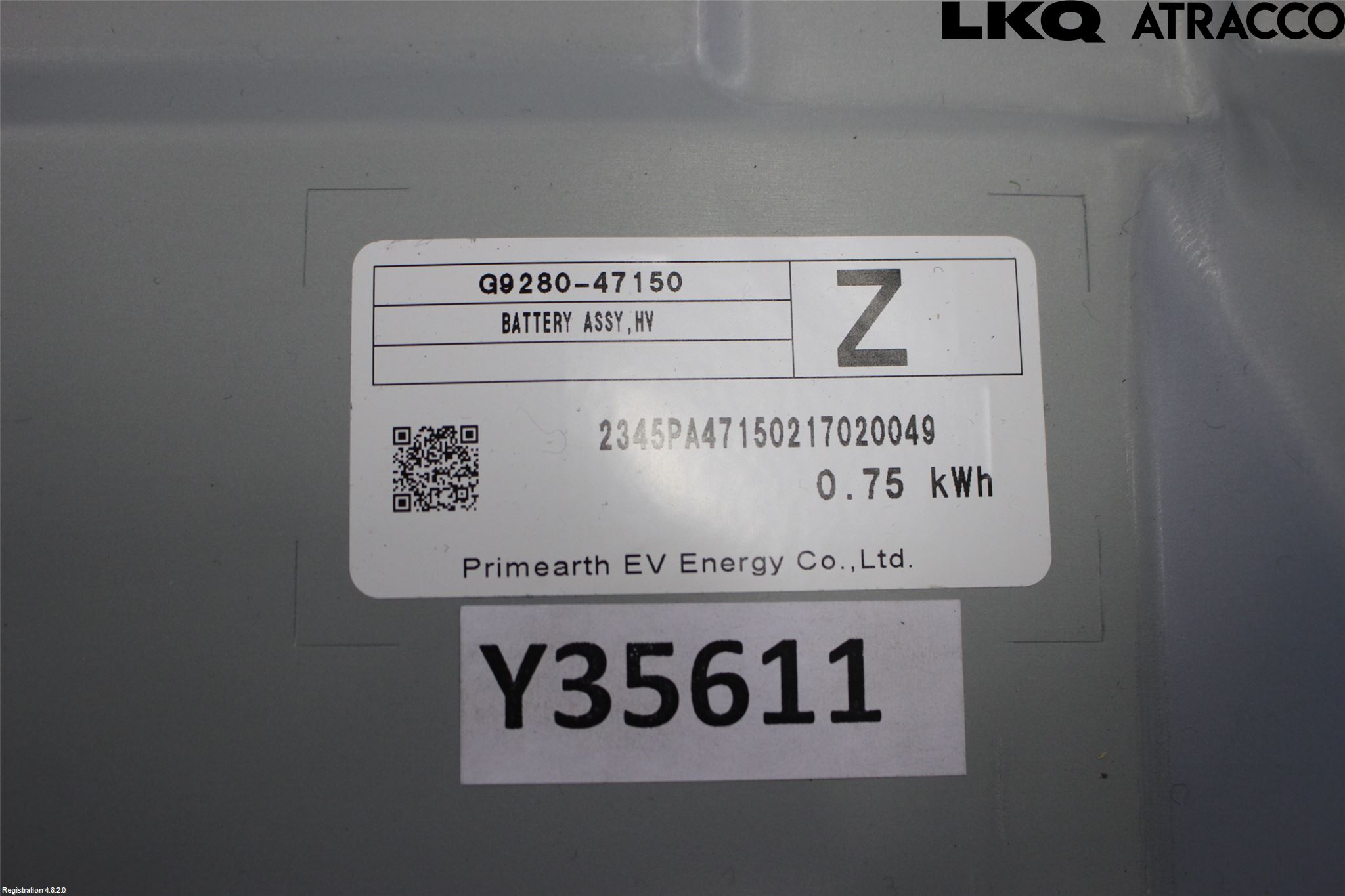Toyota COROLLA 19- Hybrid Batteri