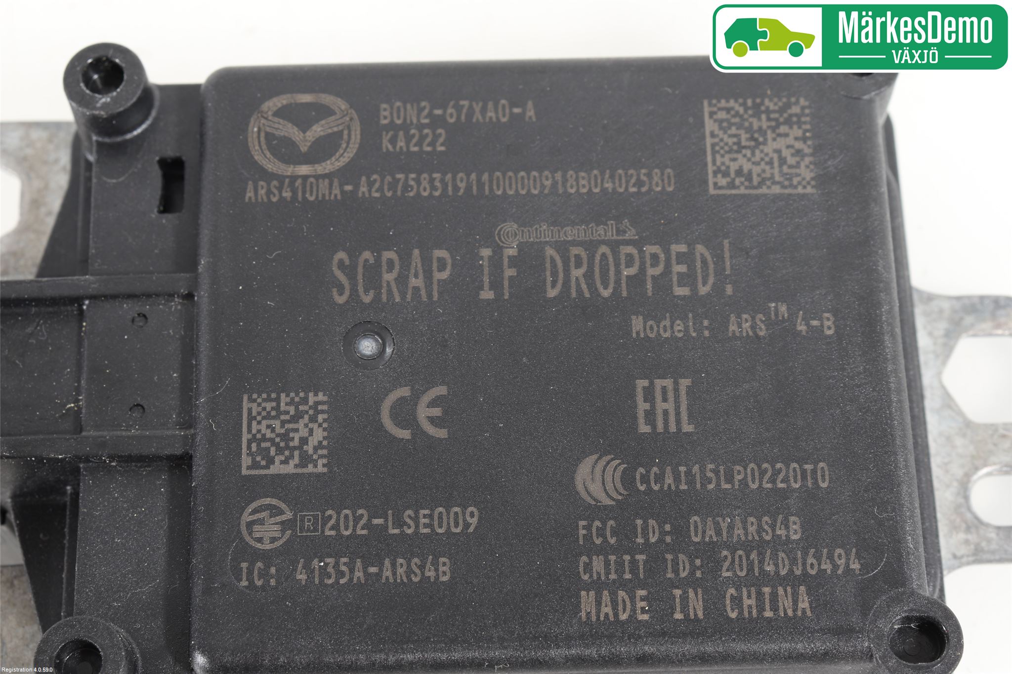 Mazda 3 IV 19- Sensor Kollisjonsbeskyttelse