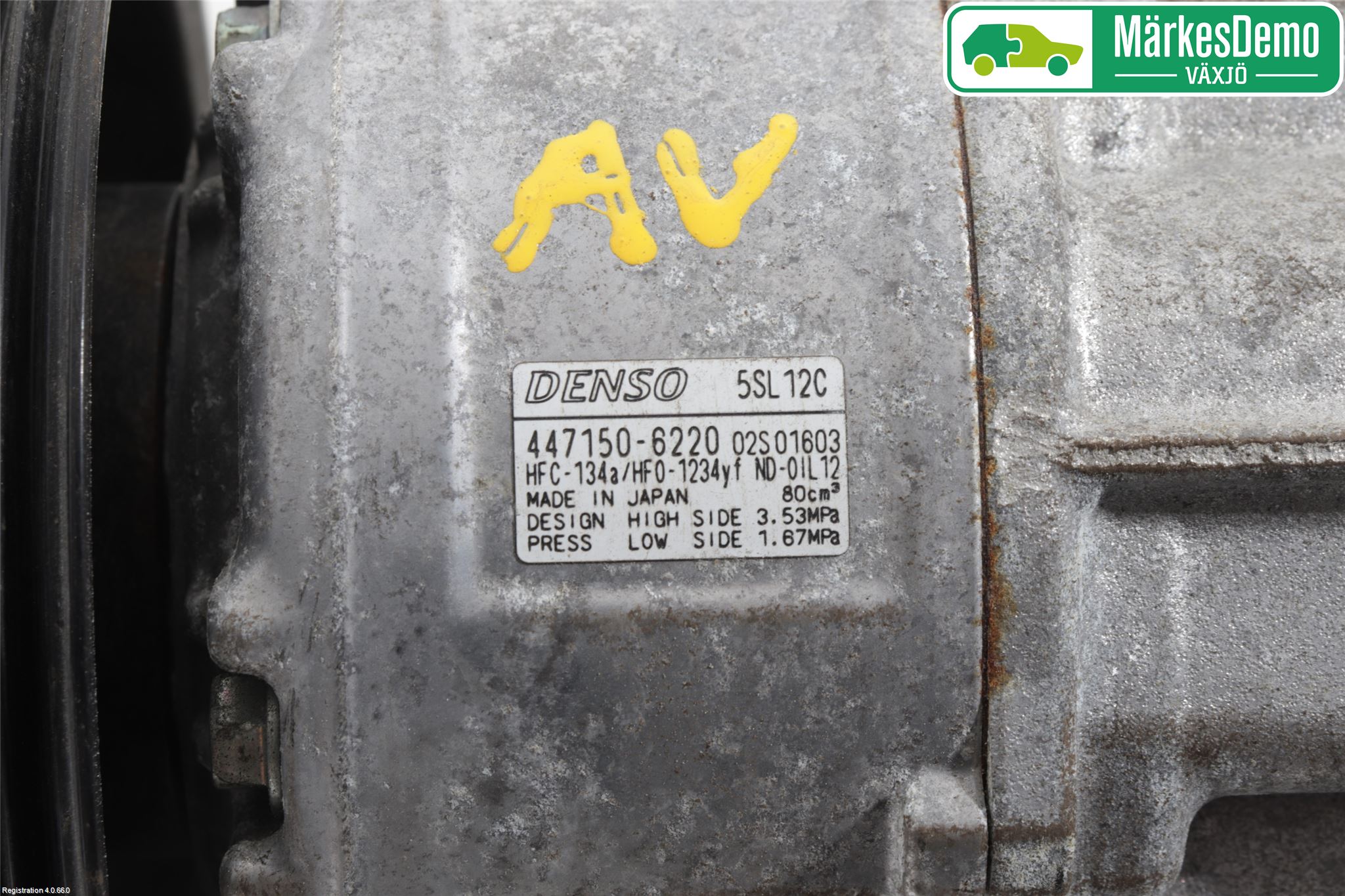 Suzuki VITARA 15- Varme Ac Kompressor