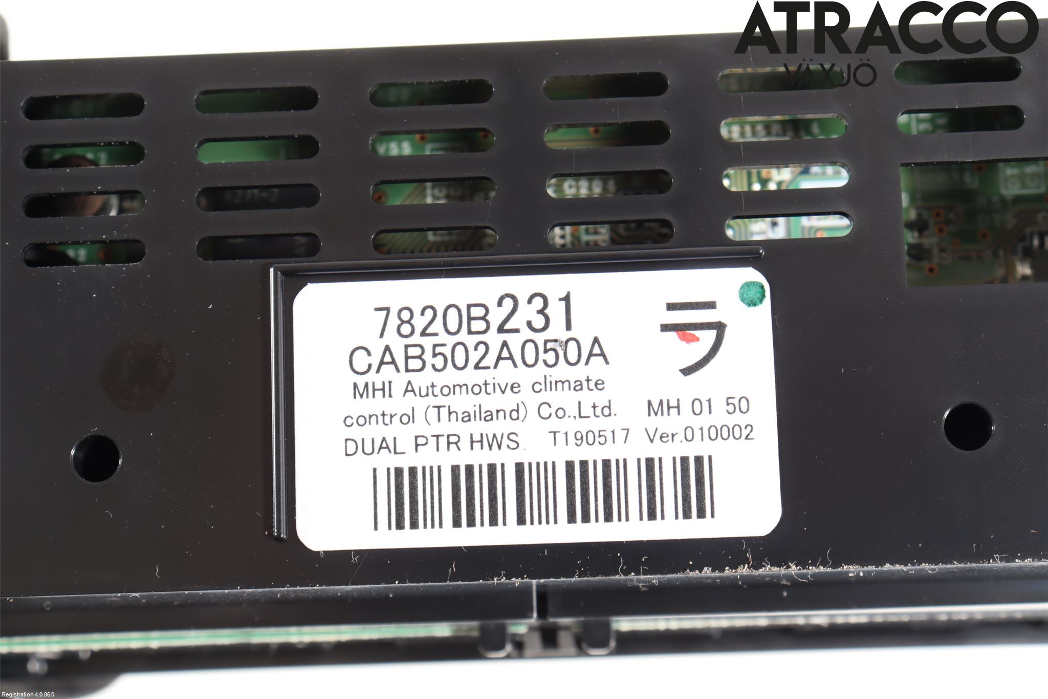 Mitsubishi OUTLANDER 13-21 Varme Ac Betjening-Display