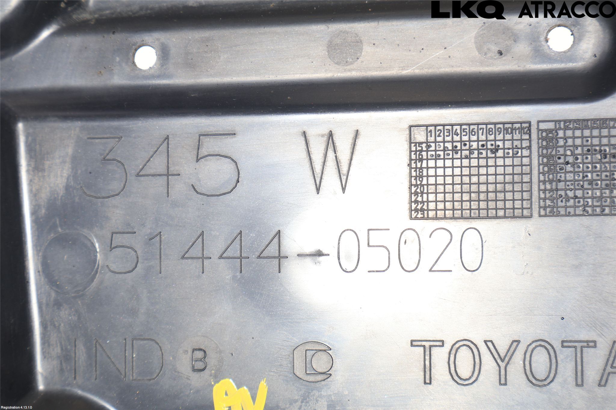 Toyota AURIS 13-19 Bunnplate U Motor-Gear-Dørk