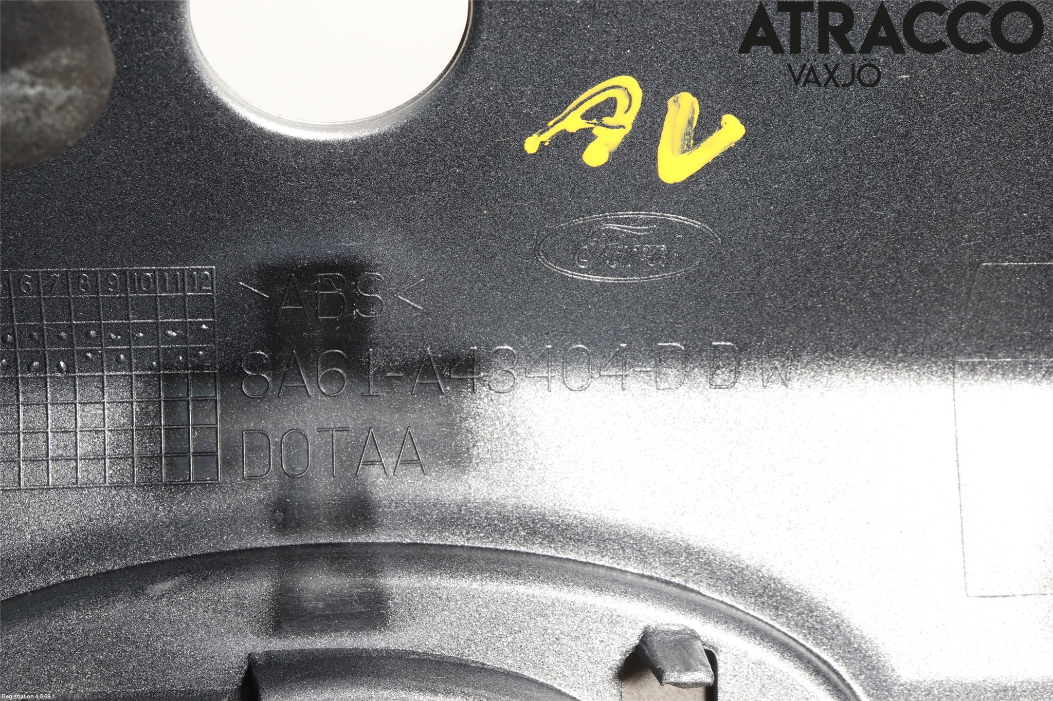 Ford FIESTA 09-12 Refleksplate - Skiltplate