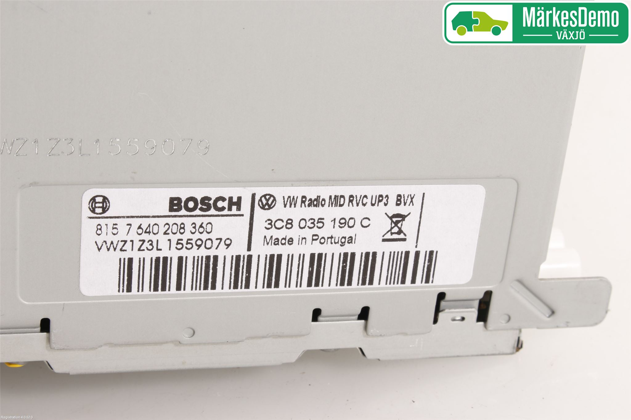 Volkswagen VW GOLF VI 09-13 Stereo Radio Med Cd