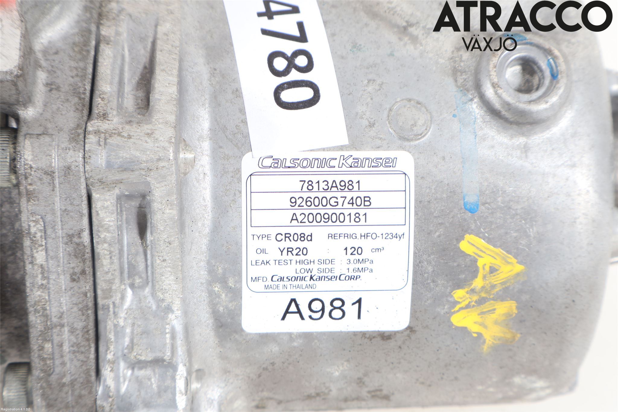 Mitsubishi SPACE STAR 13- Varme Ac Kompressor