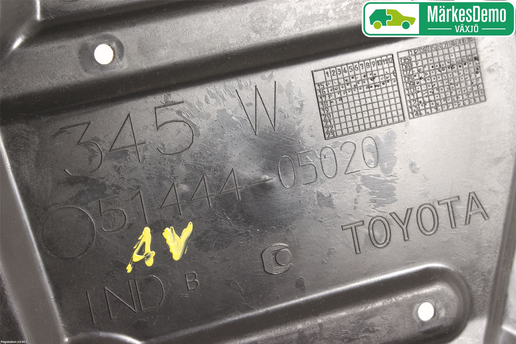 Toyota AURIS 13-19 Bunnplate U Motor-Gear-Dørk