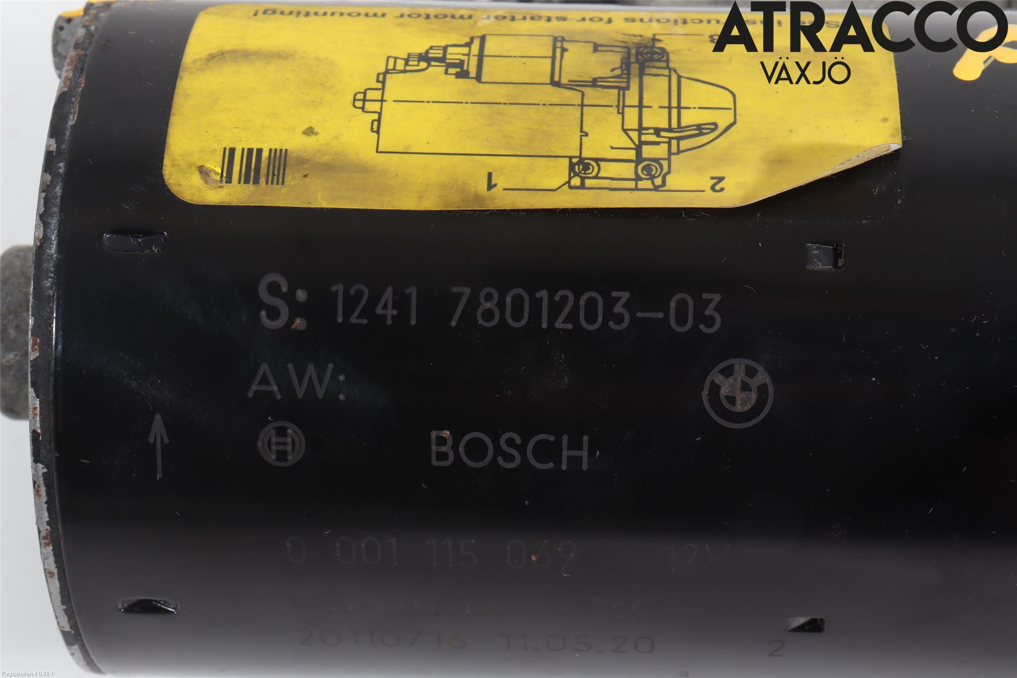 BMW 5 F10/F11/F18 09-17 Startmotor Diesel