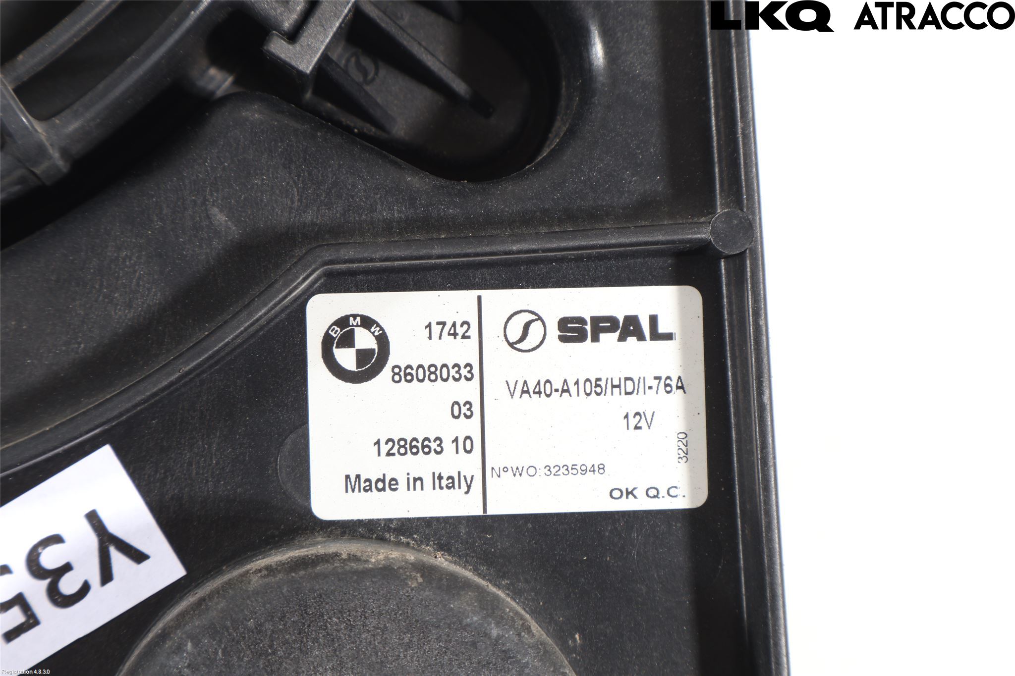 BMW i3 I01 13-22 Kjølevifte Elektrisk