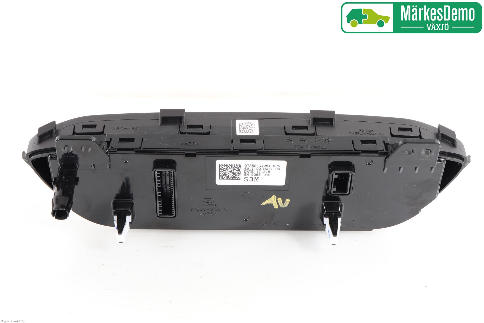 Hyundai i30 PD 17- Varme Ac Betjening-Display