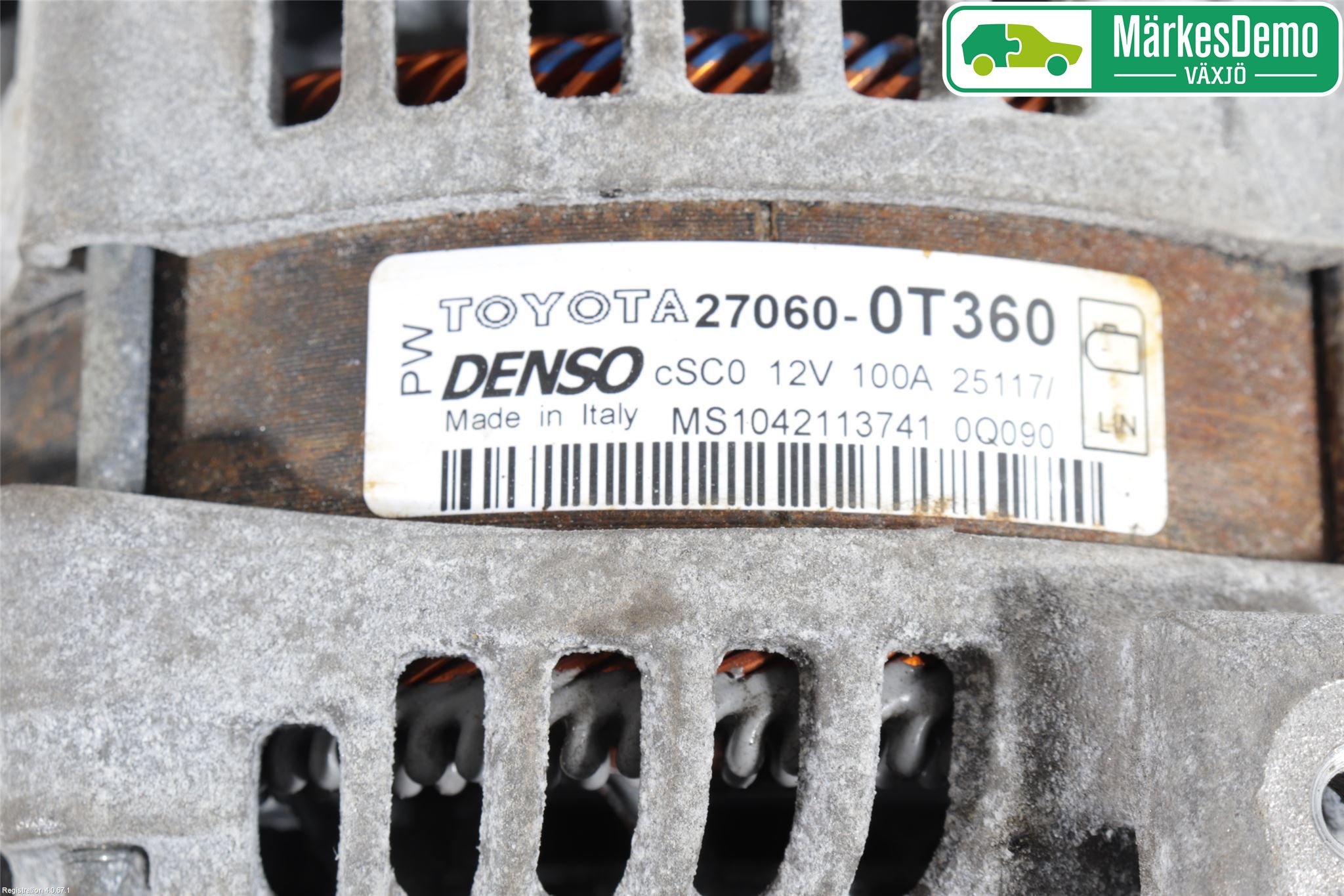 Toyota AVENSIS 16-18 Dynamo