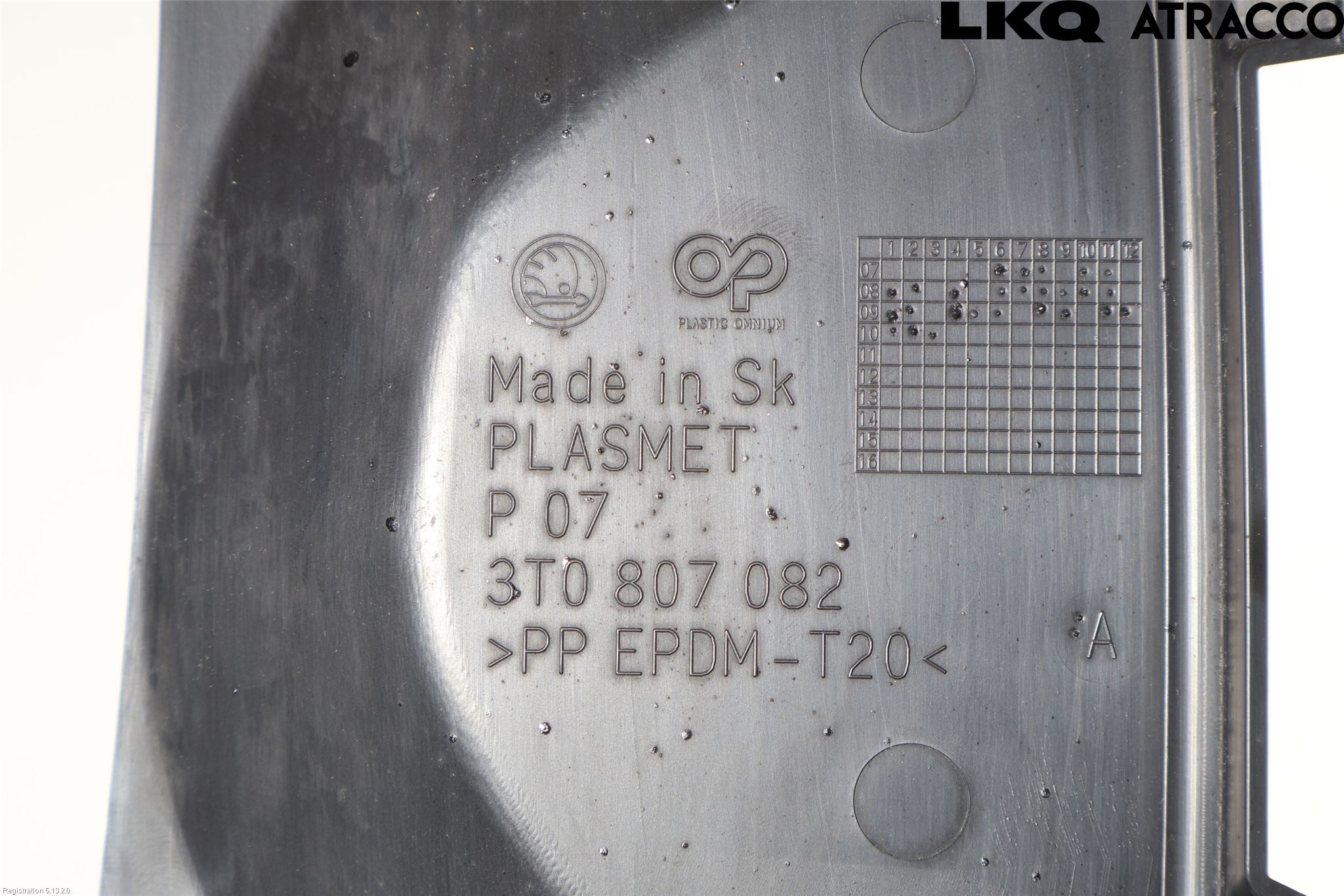 Skoda SUPERB 09-15 Tackplast Front