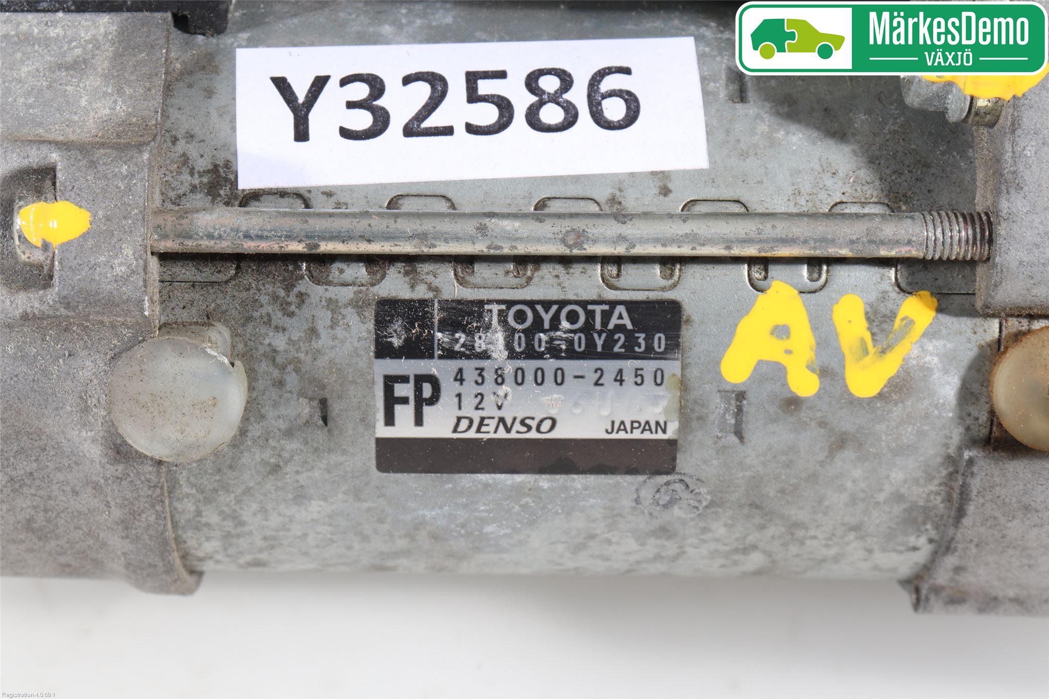 Toyota AURIS 13-19 Startmotor