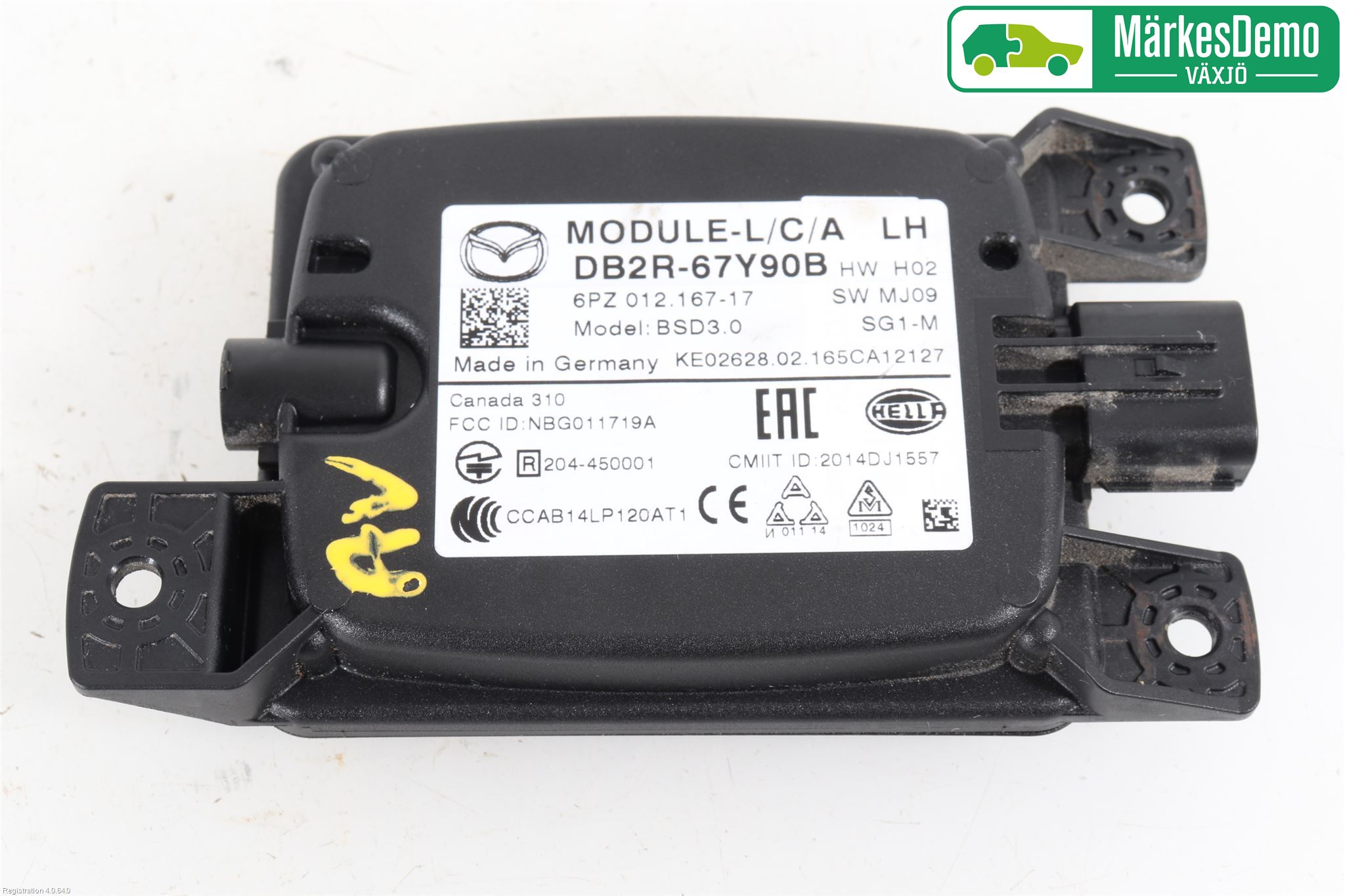 Mazda CX-3 Sensor Kollisjonsbeskyttelse