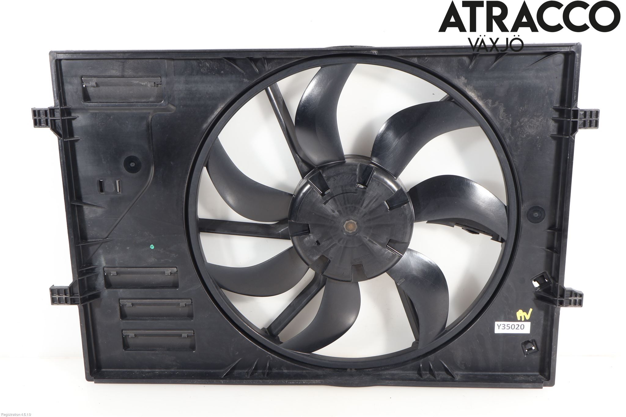 Volkswagen VW GOLF / E-GOLF VII 13-20 Kjølevifte-Radiator Hus-Kåpe