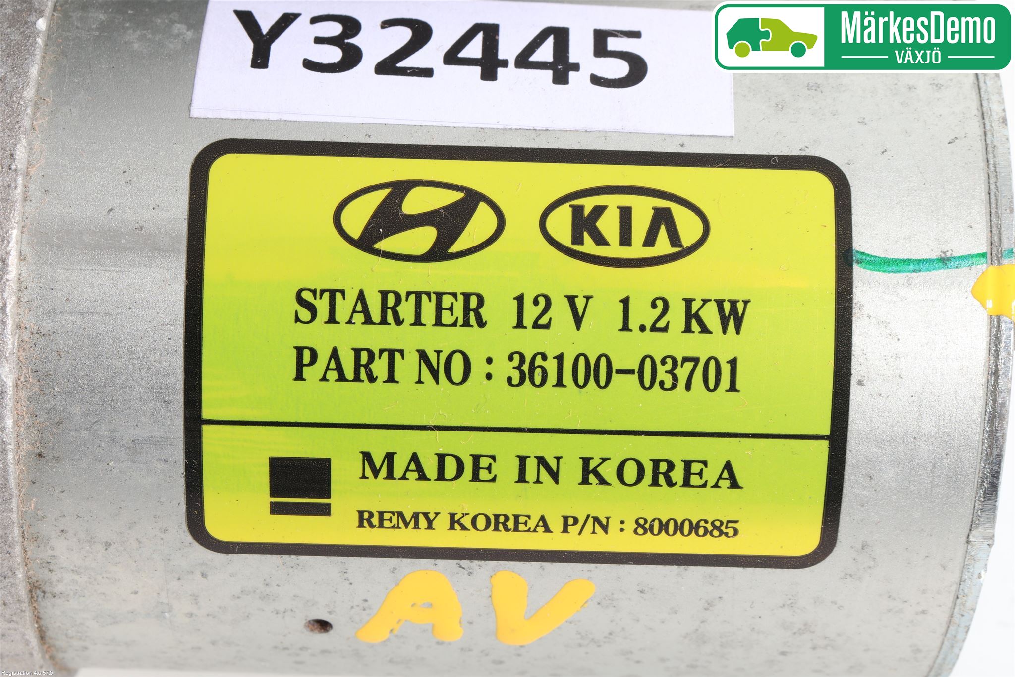 Hyundai i30 PD 17- Startmotor