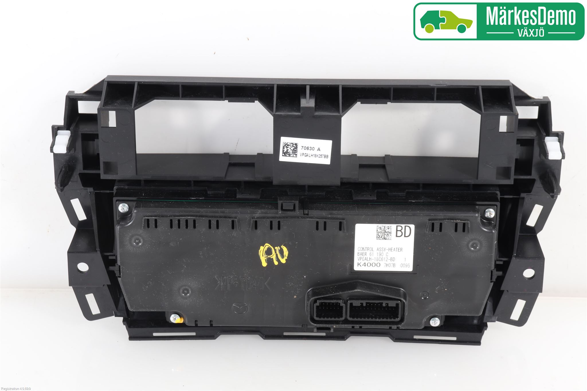 Mazda 3 III 14-19 Varme Ac Betjening-Display