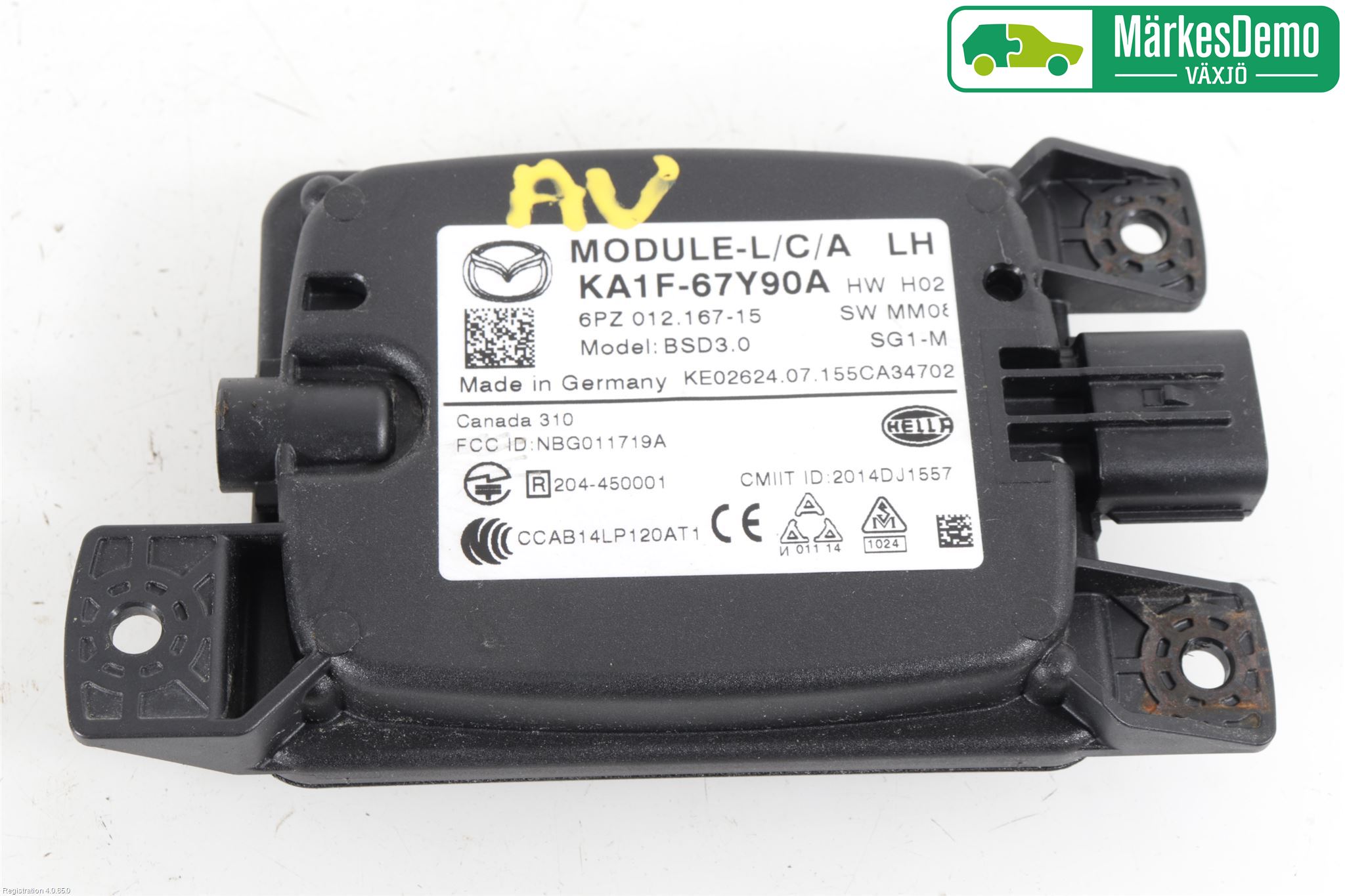 Mazda CX-5 12-17 Sensor Kollisjonsbeskyttelse