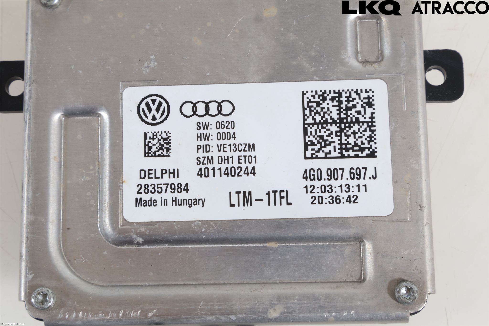Audi A7/S7 4G 11-17 Styreenhet Xenon