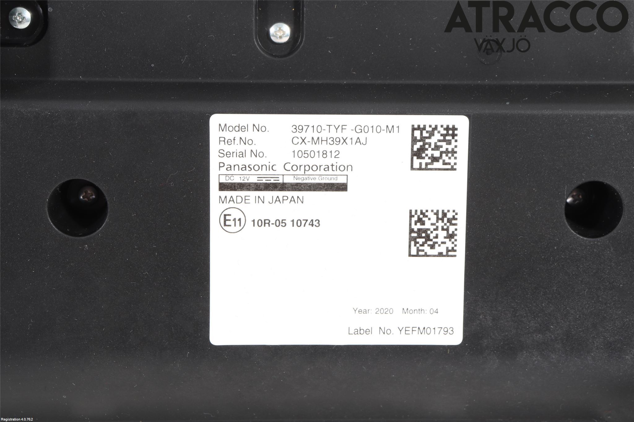 Honda E 20-23 Multifunktionsdisplay