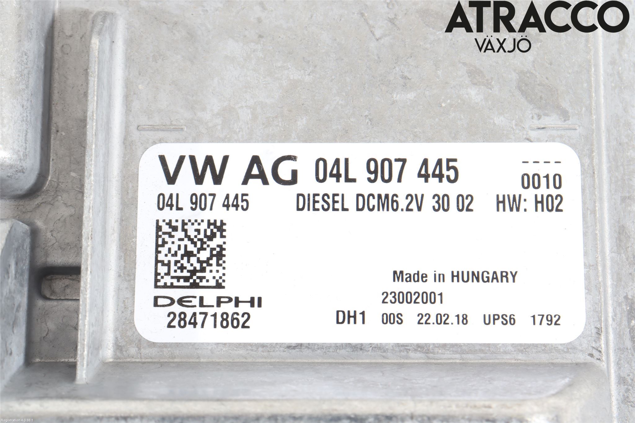Volkswagen VW TRANSP/CARAVELLE (T6) 16-22 Styreenhet Dieselpumpe