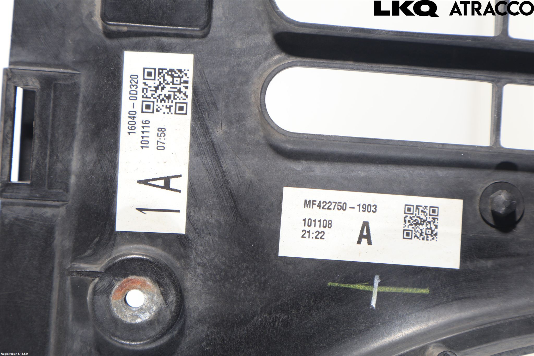 Toyota AURIS 10-12 Kjølevifte-Radiator Hus-Kåpe