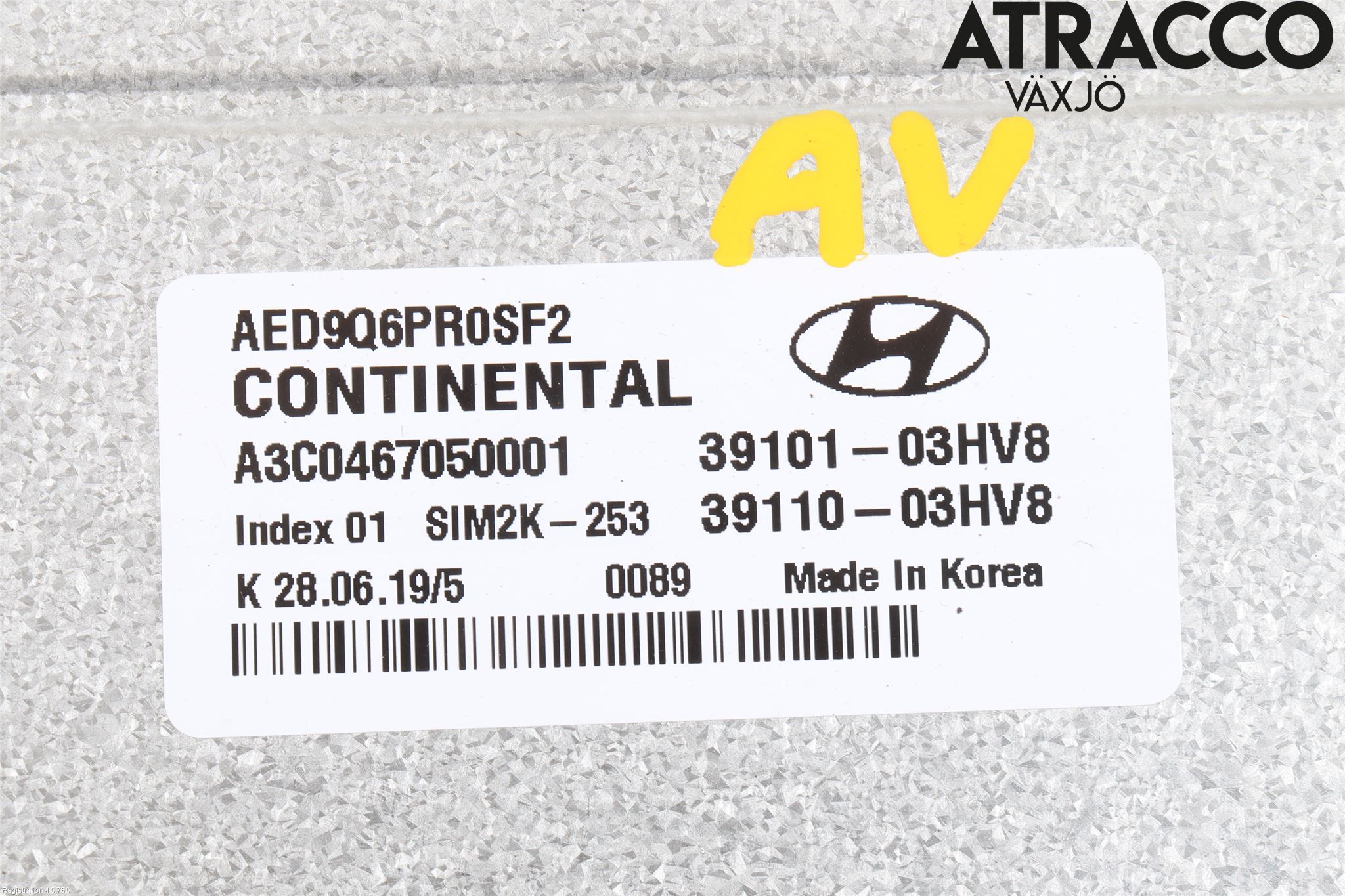 Hyundai IONIQ AE 17-22 Styreenhet Innsprøytning