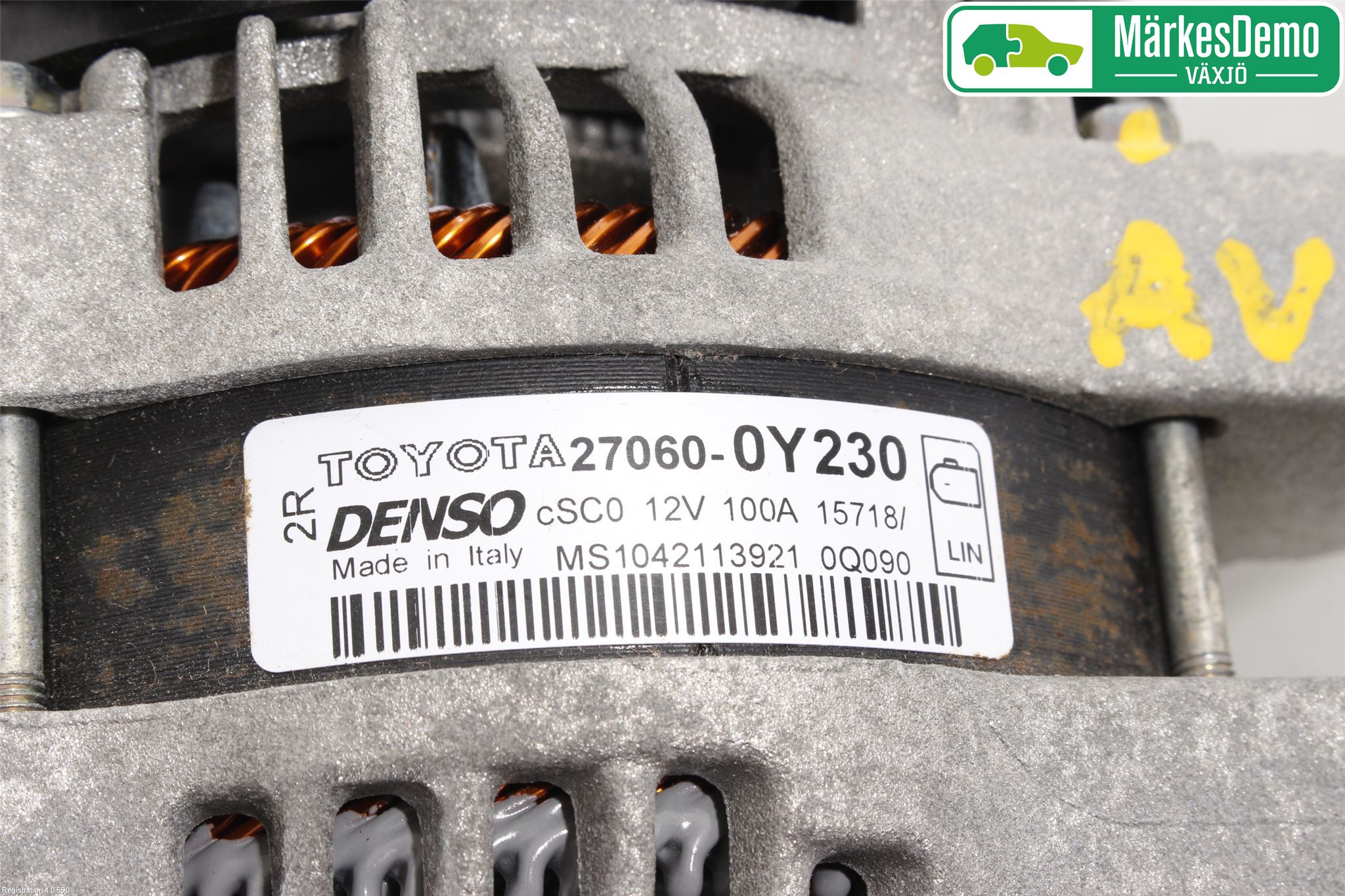 Toyota AURIS 13-19 Dynamo