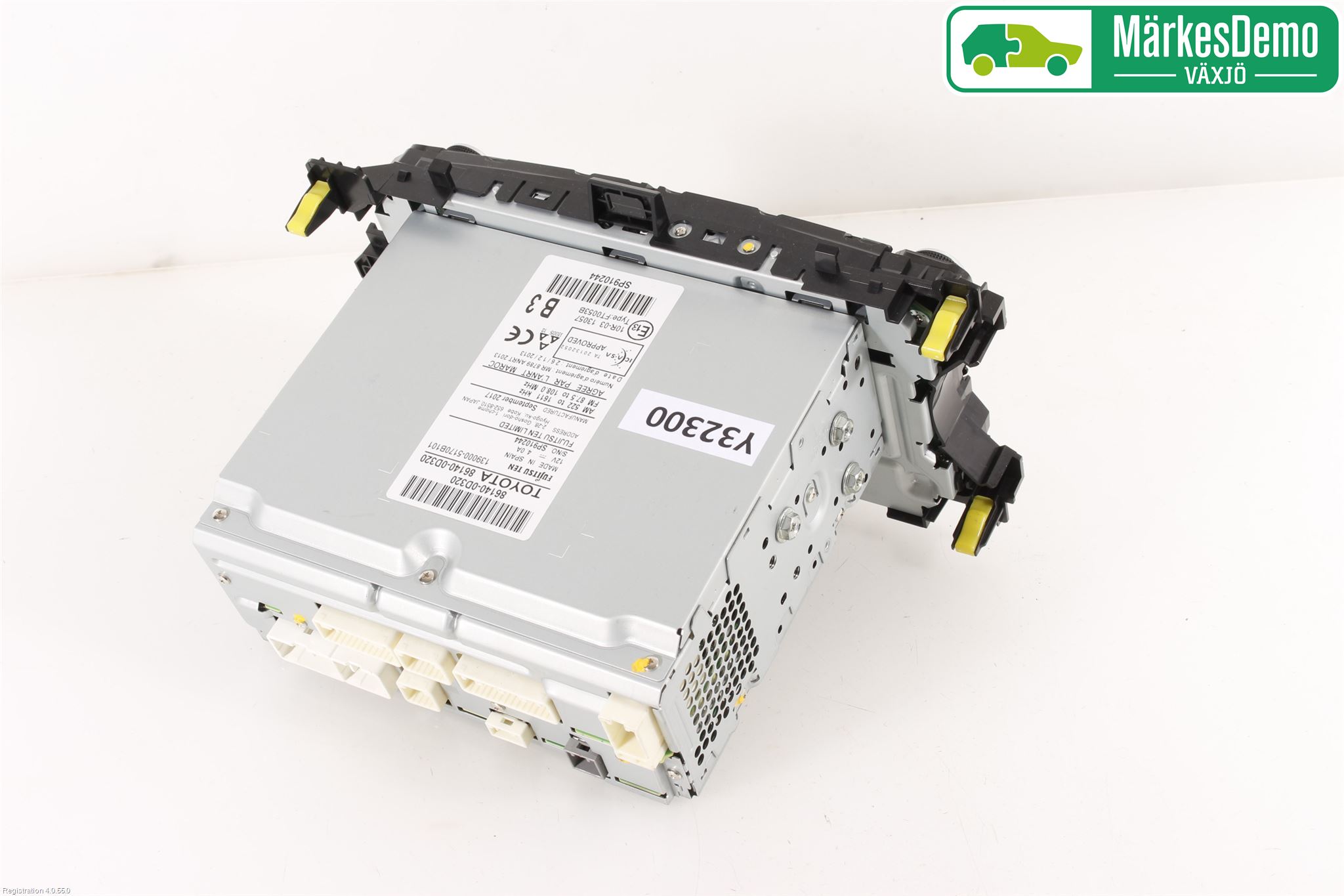 Toyota YARIS XP130 15-20 Stereo Radio Med Cd