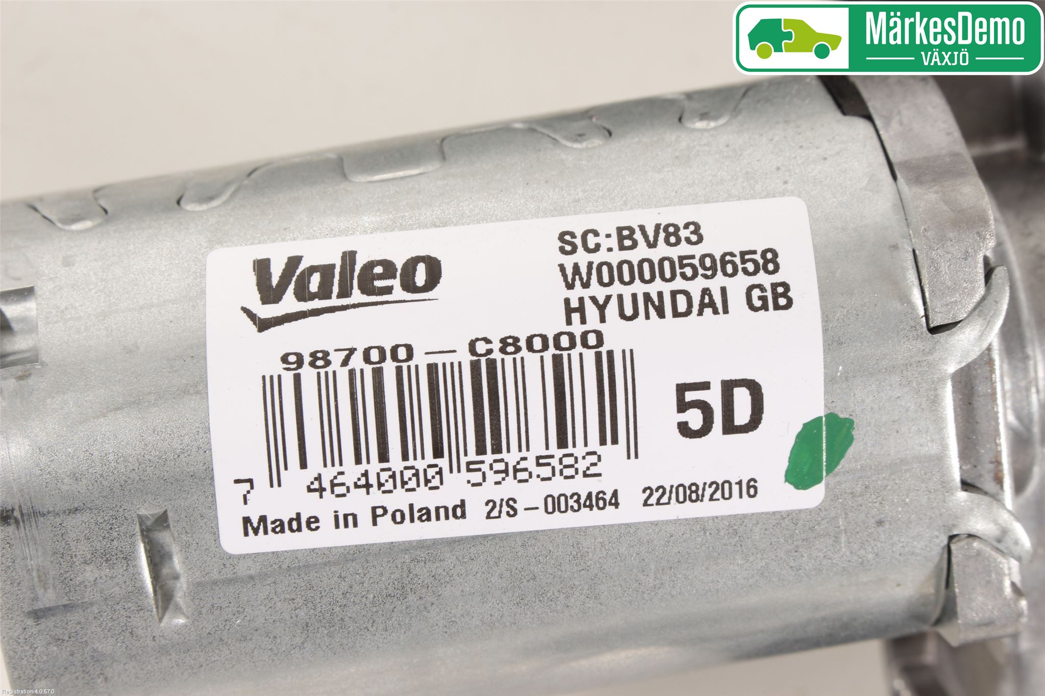 Hyundai i20 GB 15-20 Viskermotor Bakluke