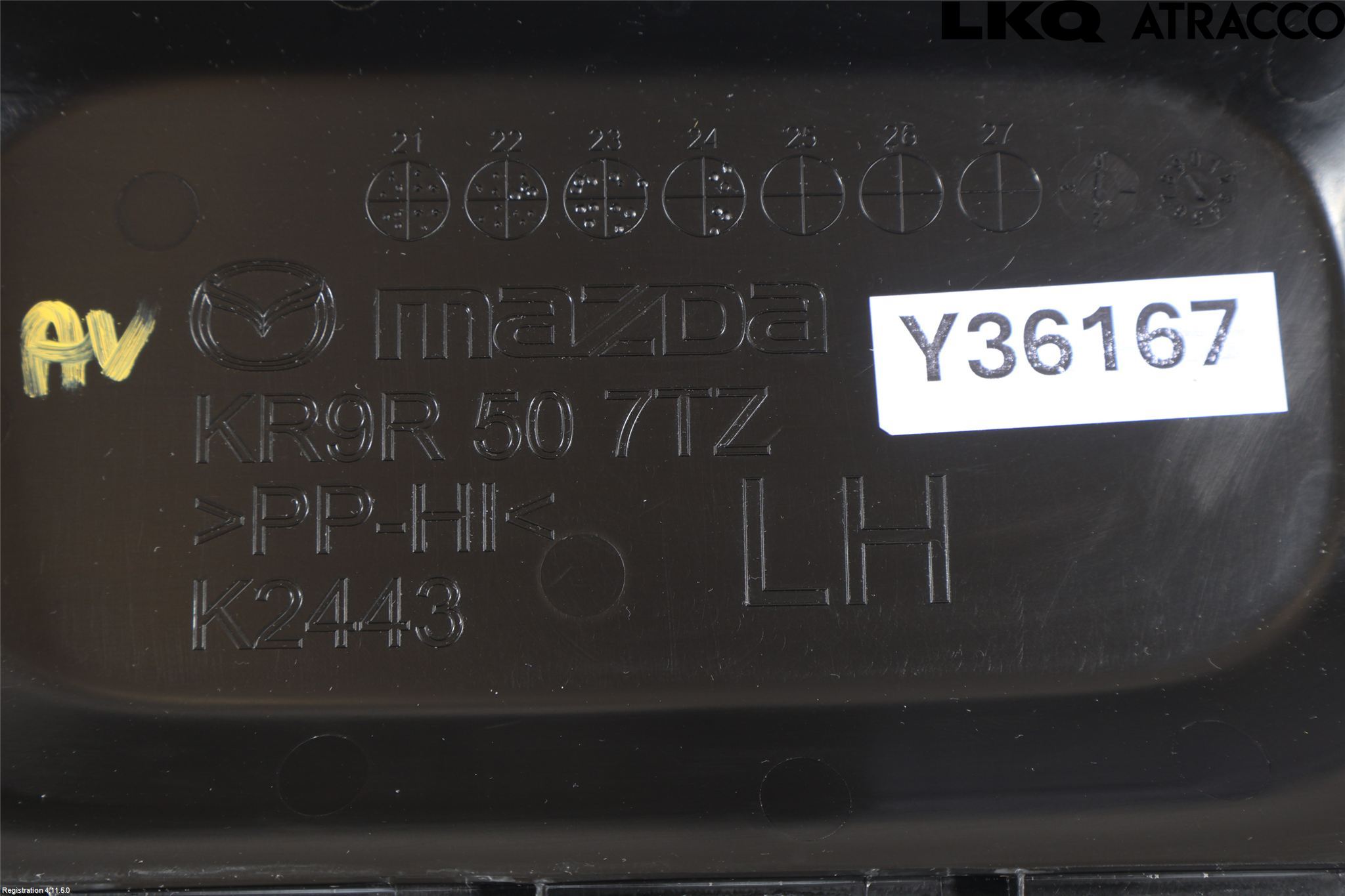 Mazda CX-80 24- Visker Deksel-Grill-Under Frr