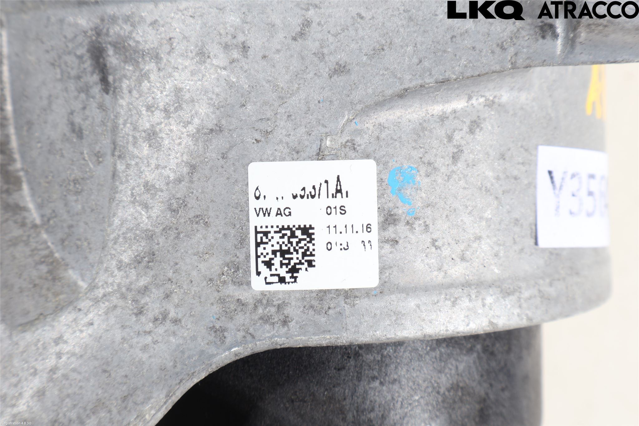 Audi A4/S4 B9 16-19 Motor Feste Stål-Alu